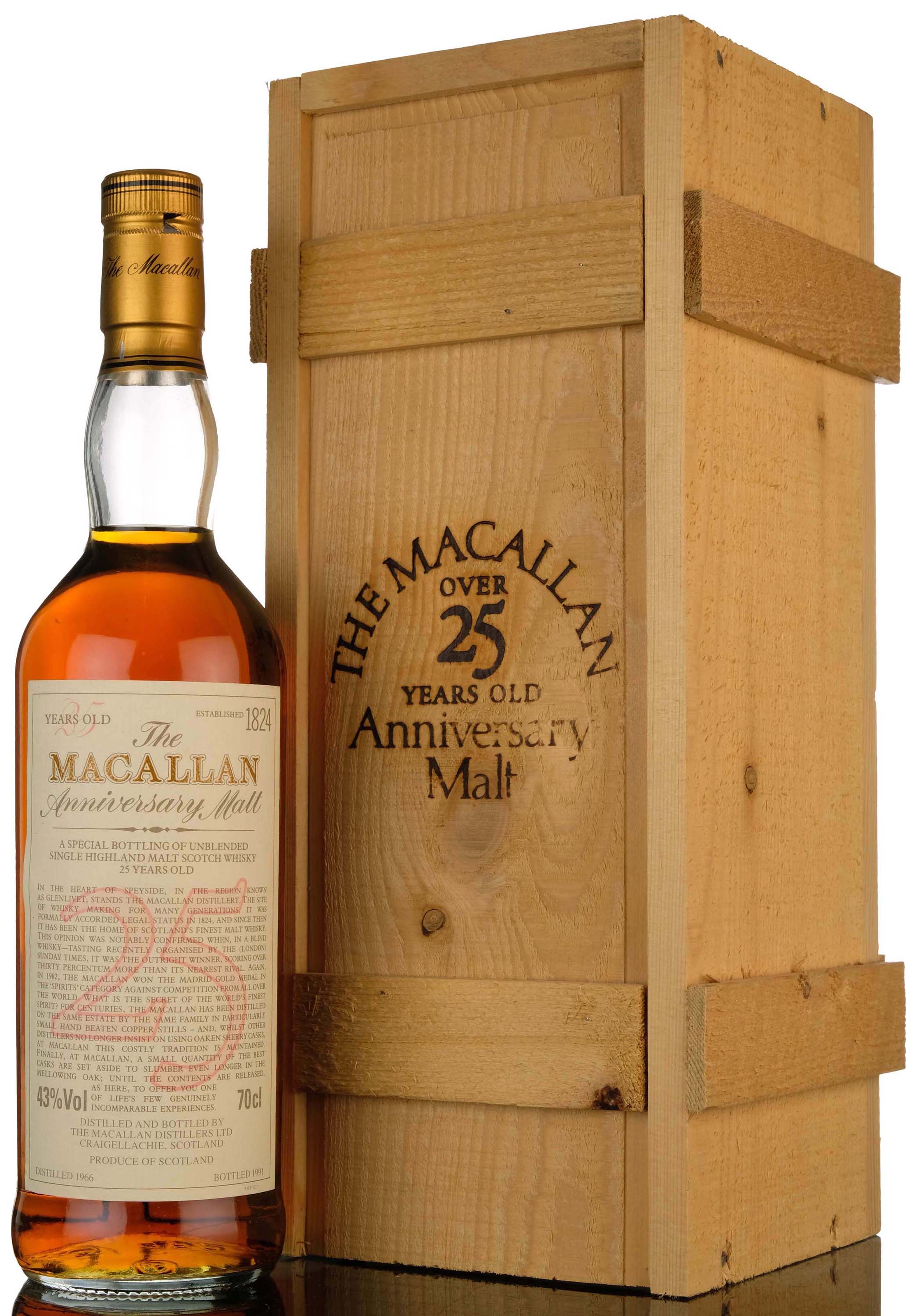 Macallan 1966-1991 - 25 Year Old Anniversary Malt
