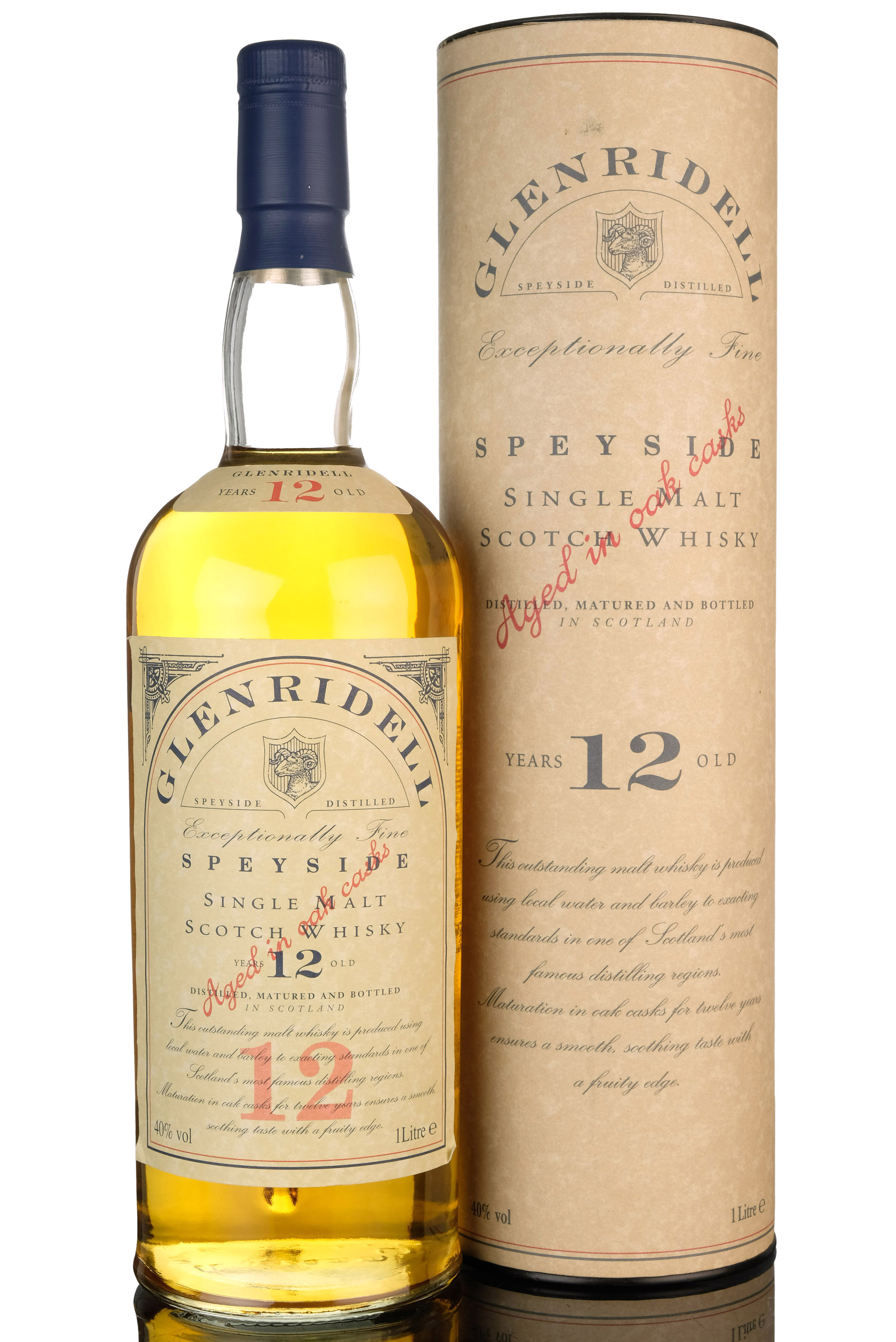 Glenridell 12 Year Old - 1990s - 1 Litre