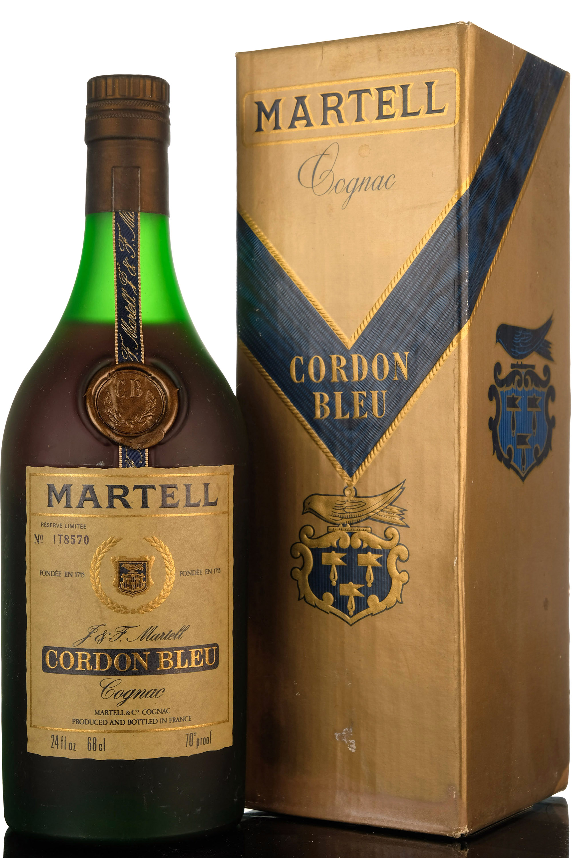 Martell Cordon Bleu Cognac - 1970s