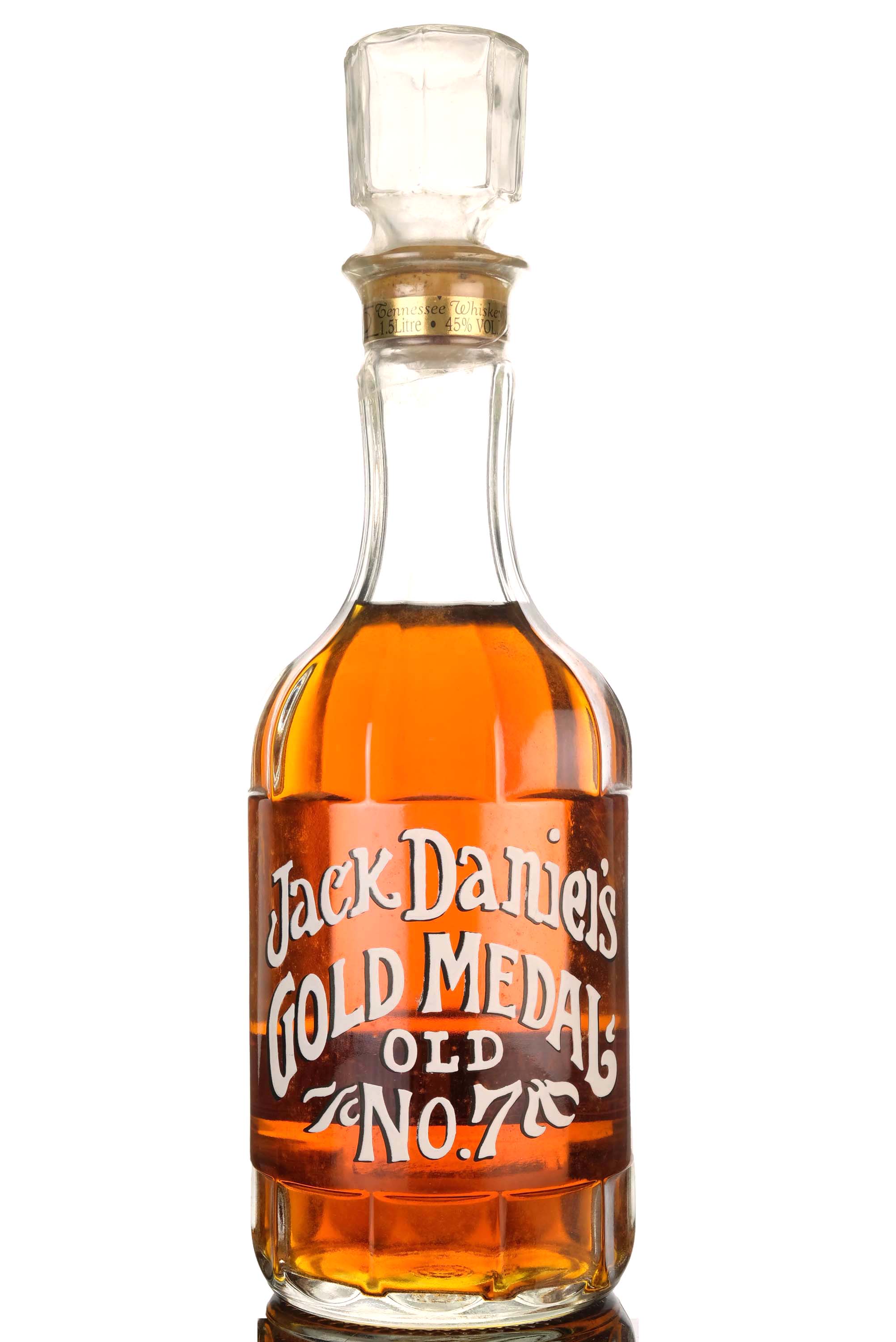 Jack Daniels 1904 Gold Medal Replica Bottle - 100th Anniversary 1904-2004 - 1.5 Litres