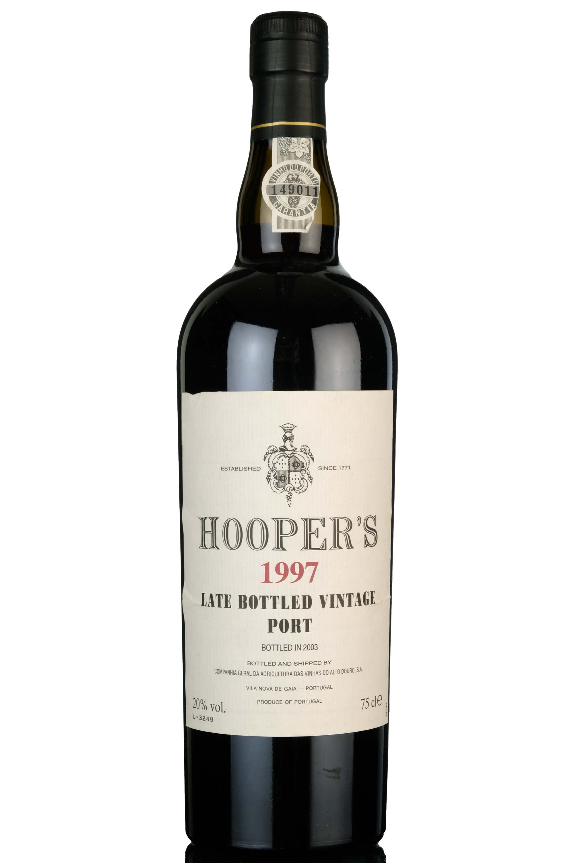 Hoopers 1997 Vintage Port - Bottled 2003