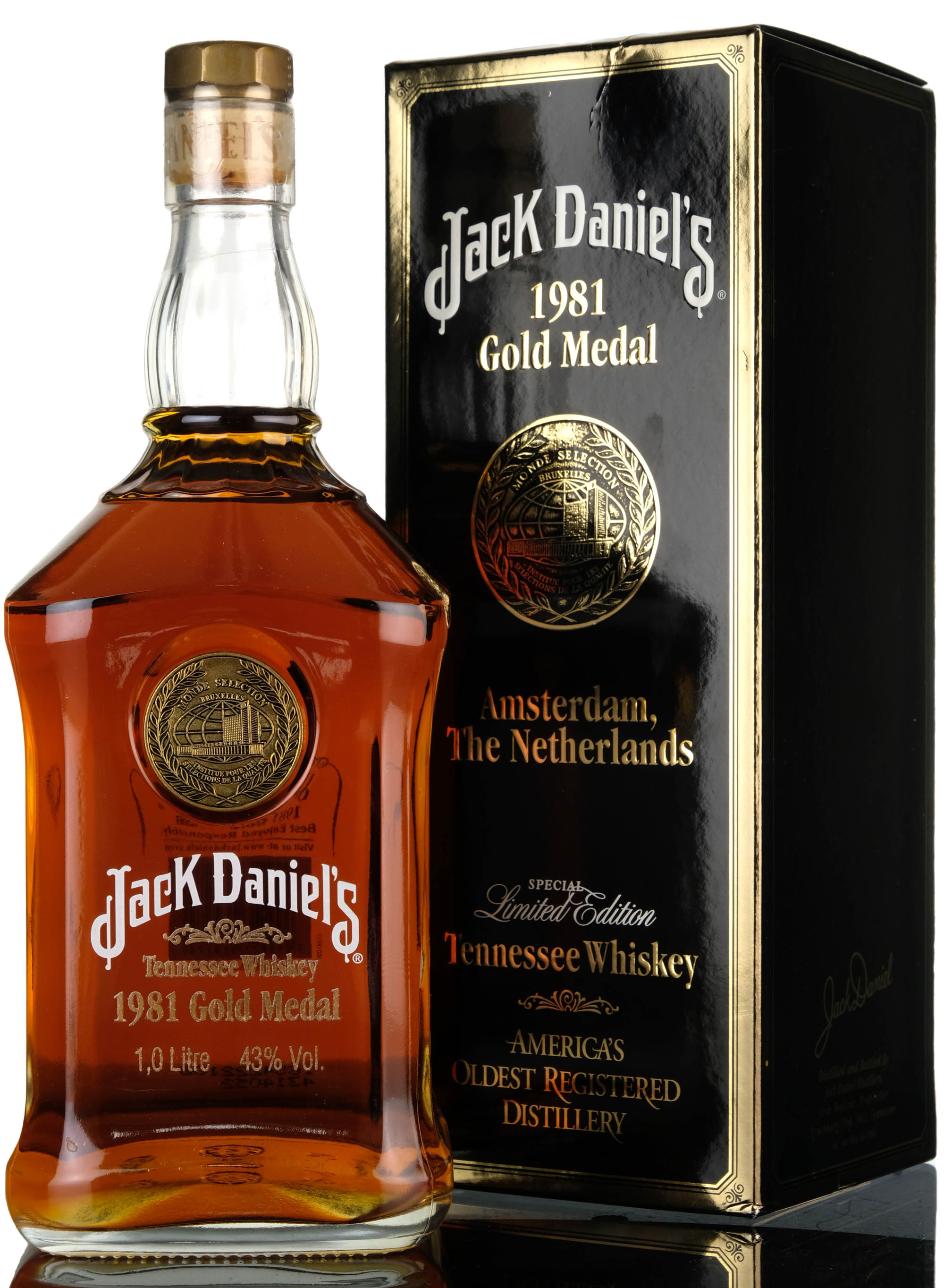 Jack Daniels 1981 Gold Medal - 7th Release - 1 Litre