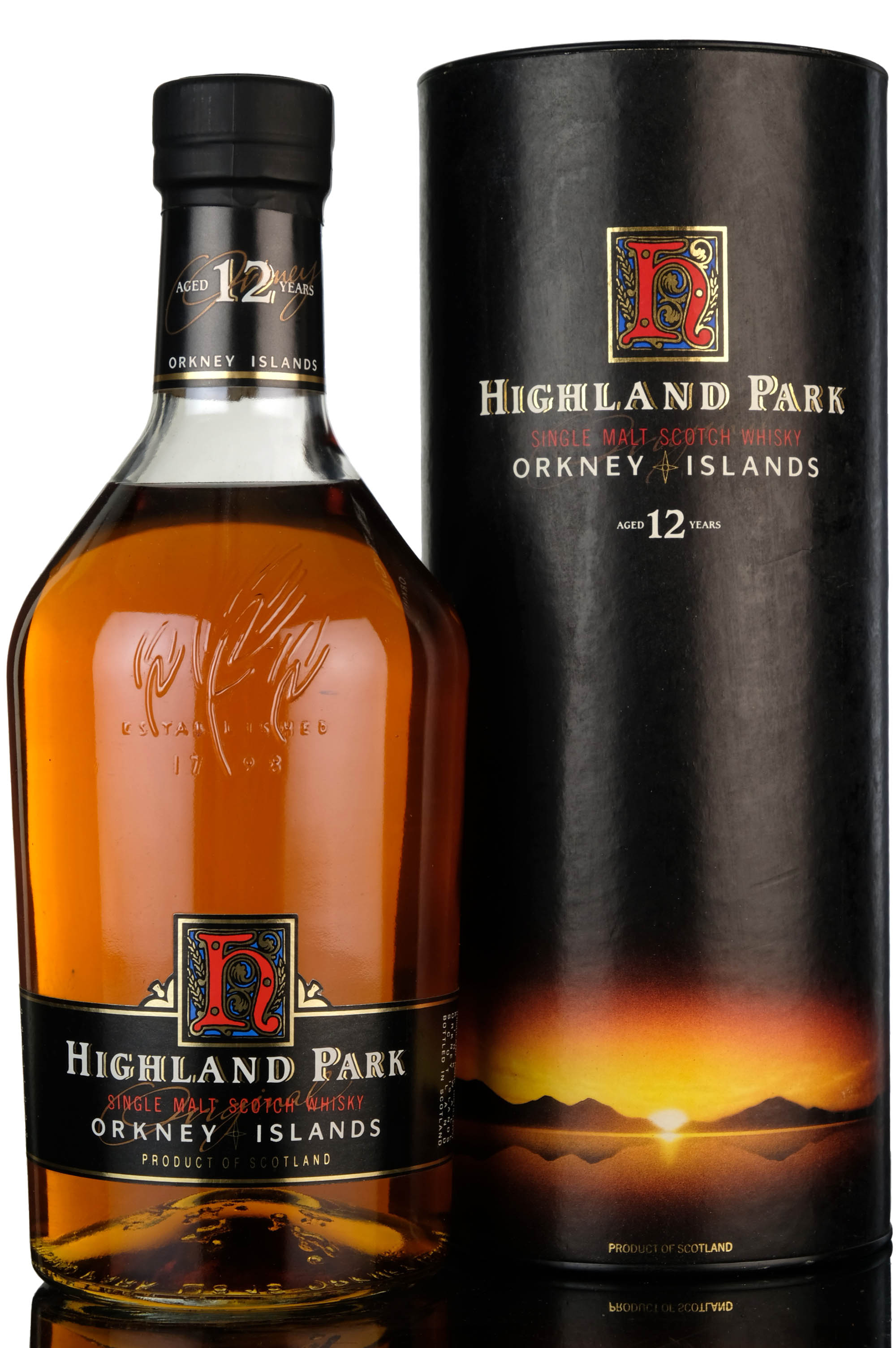 Highland Park 12 Year Old - 1990s - 1 Litre