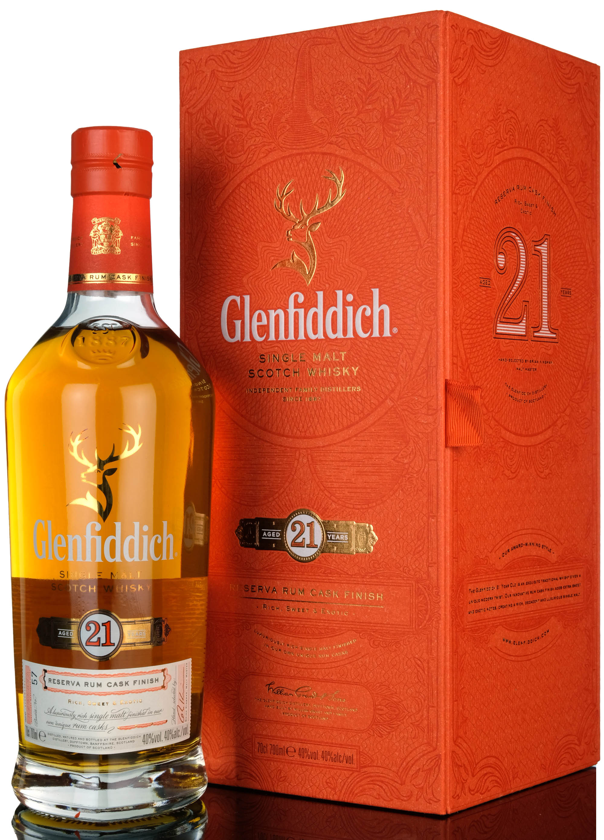 Glenfiddich 21 Year Old - Reserva Rum Cask Finish - Batch 57