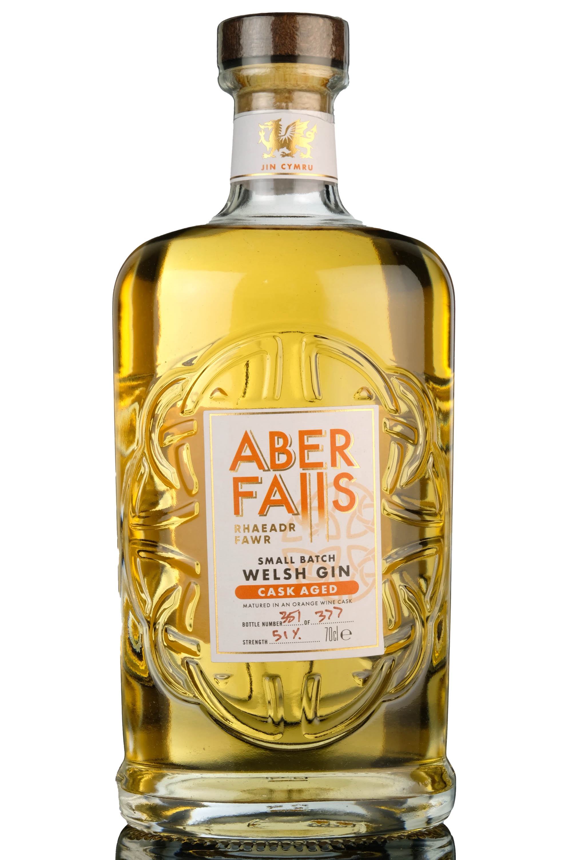 Aber Falls Small Batch Welsh Gin - Orange Wine Cask