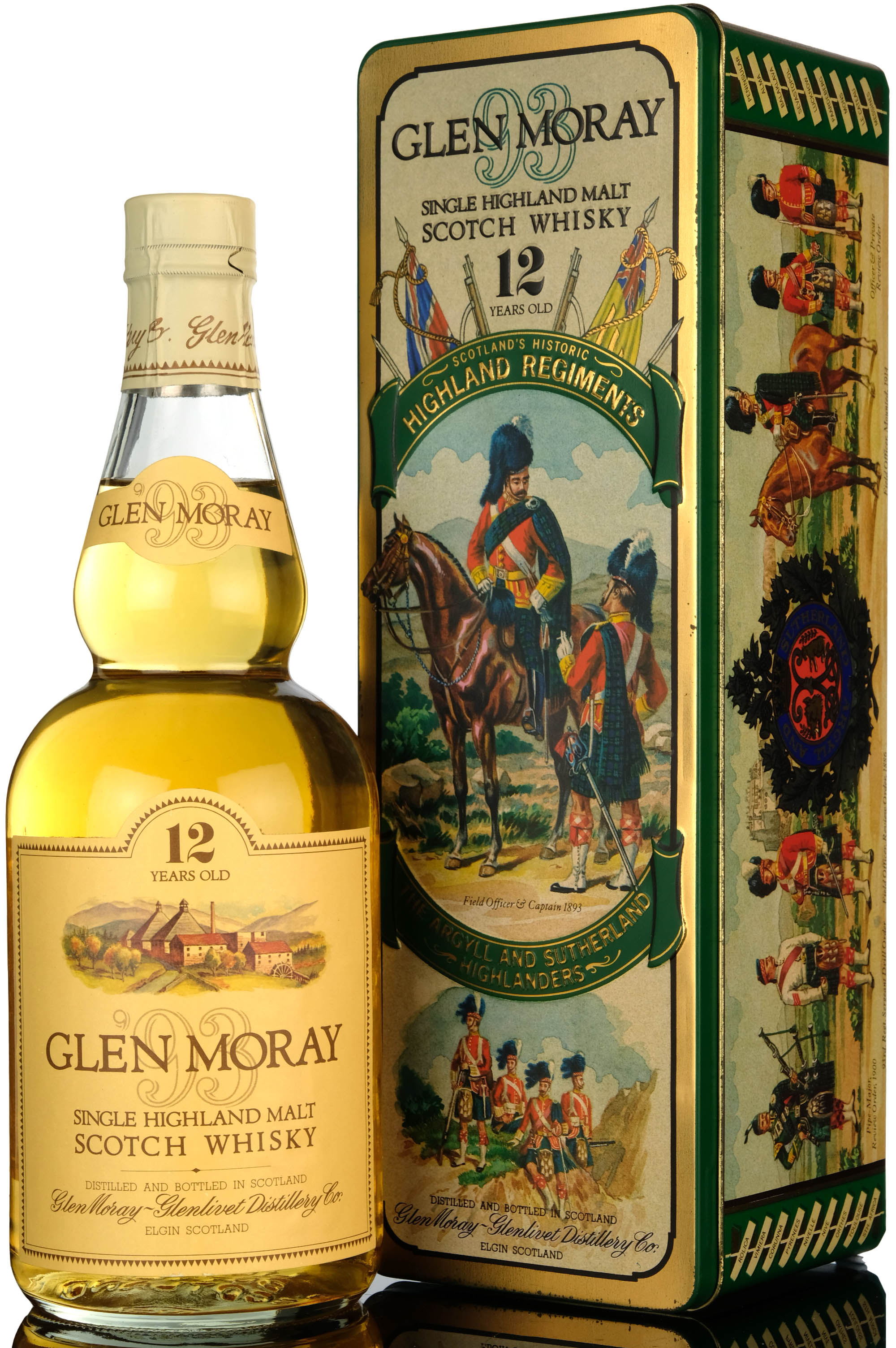 Glen Moray 12 Year Old - Circa 1990 - The Argyll and Sutherland Highlanders