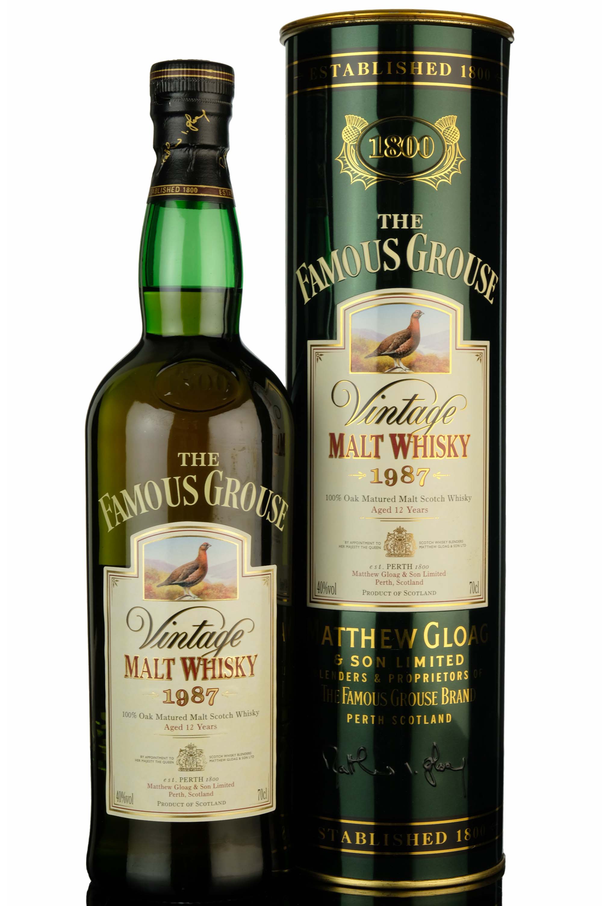 Famous Grouse 1987 - 12 Year Old