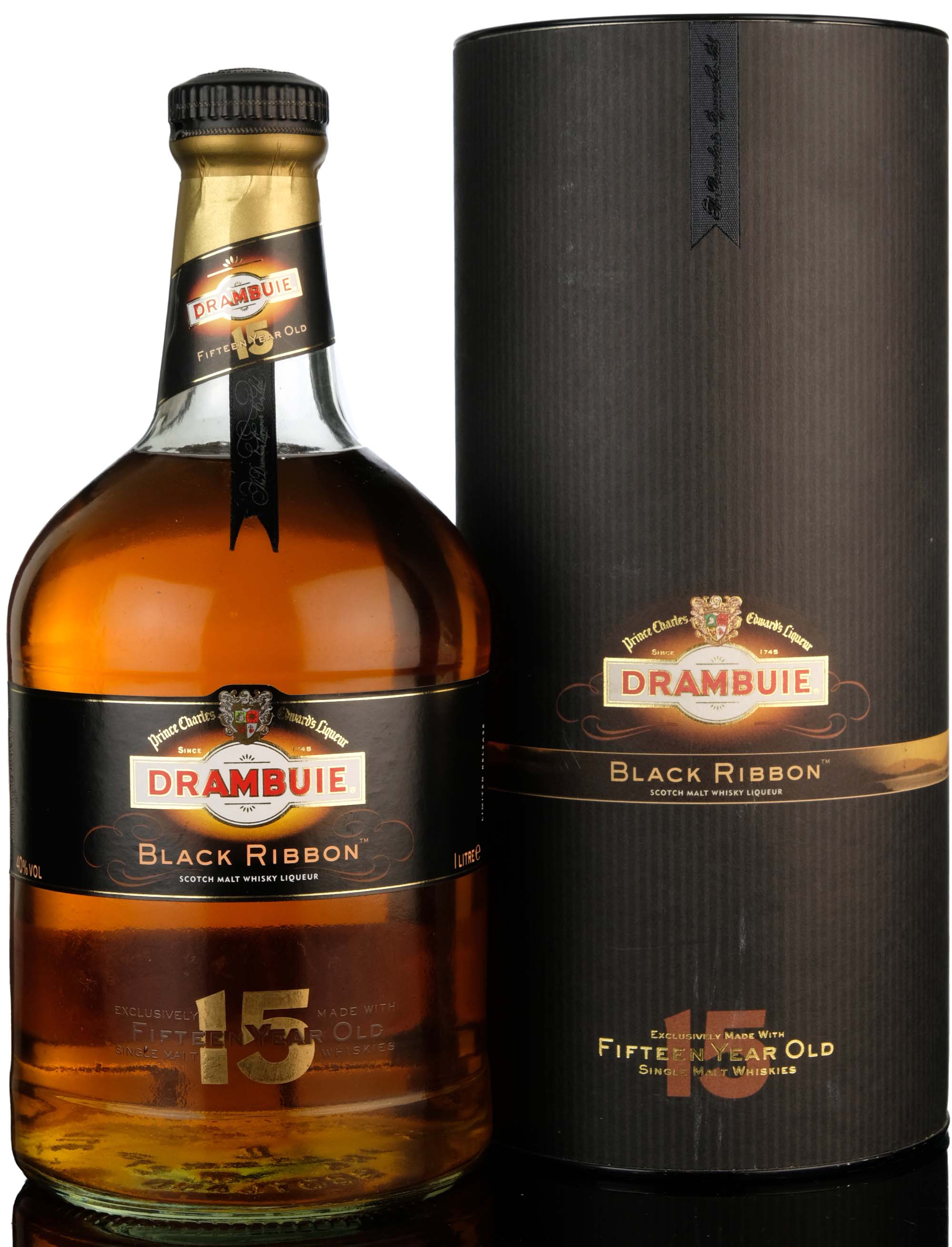 Drambuie 15 Year Old - Black Ribbon Whisky Liqueur