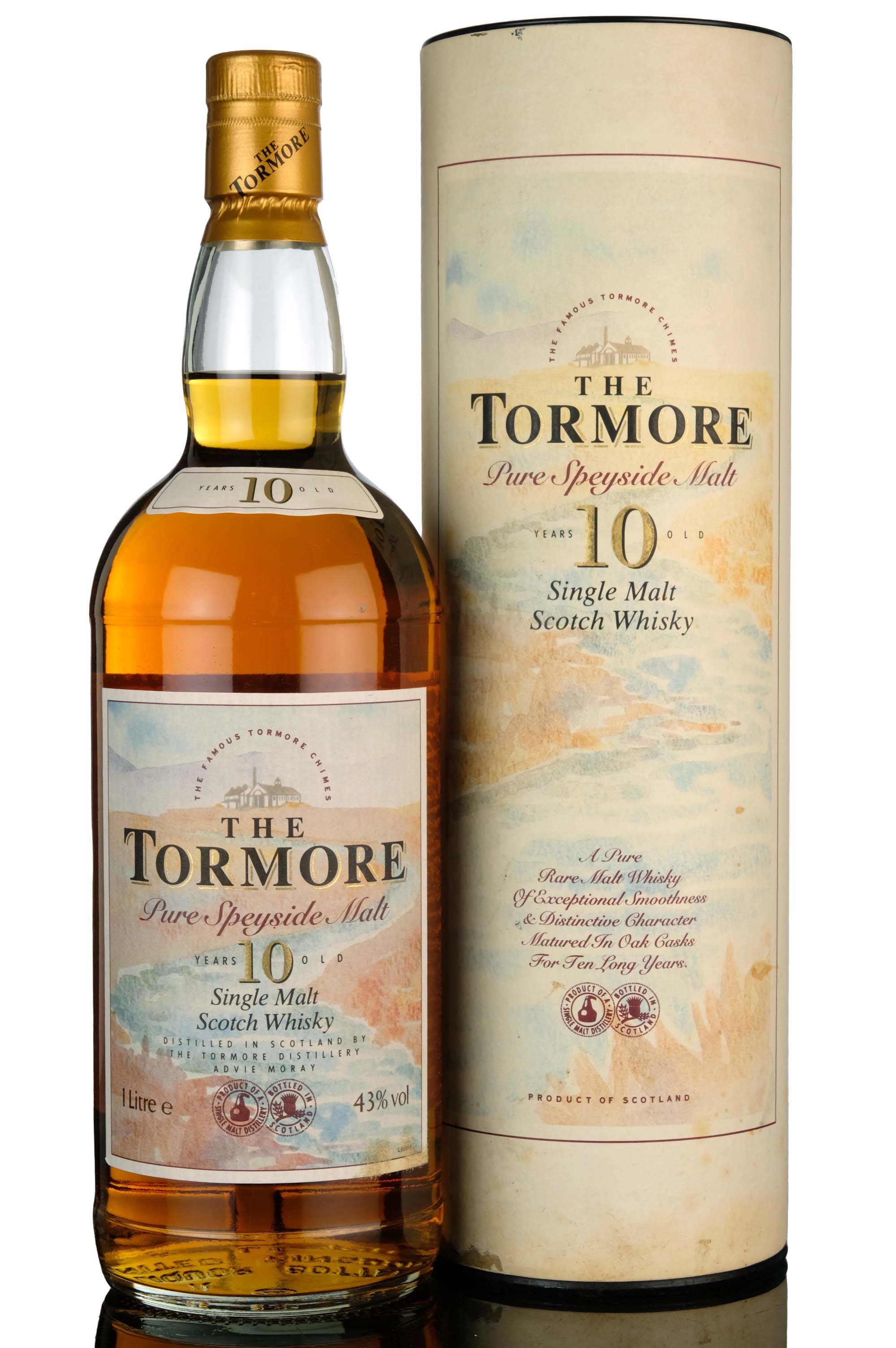 Tormore 10 Year Old - 1990s - 1 Litre