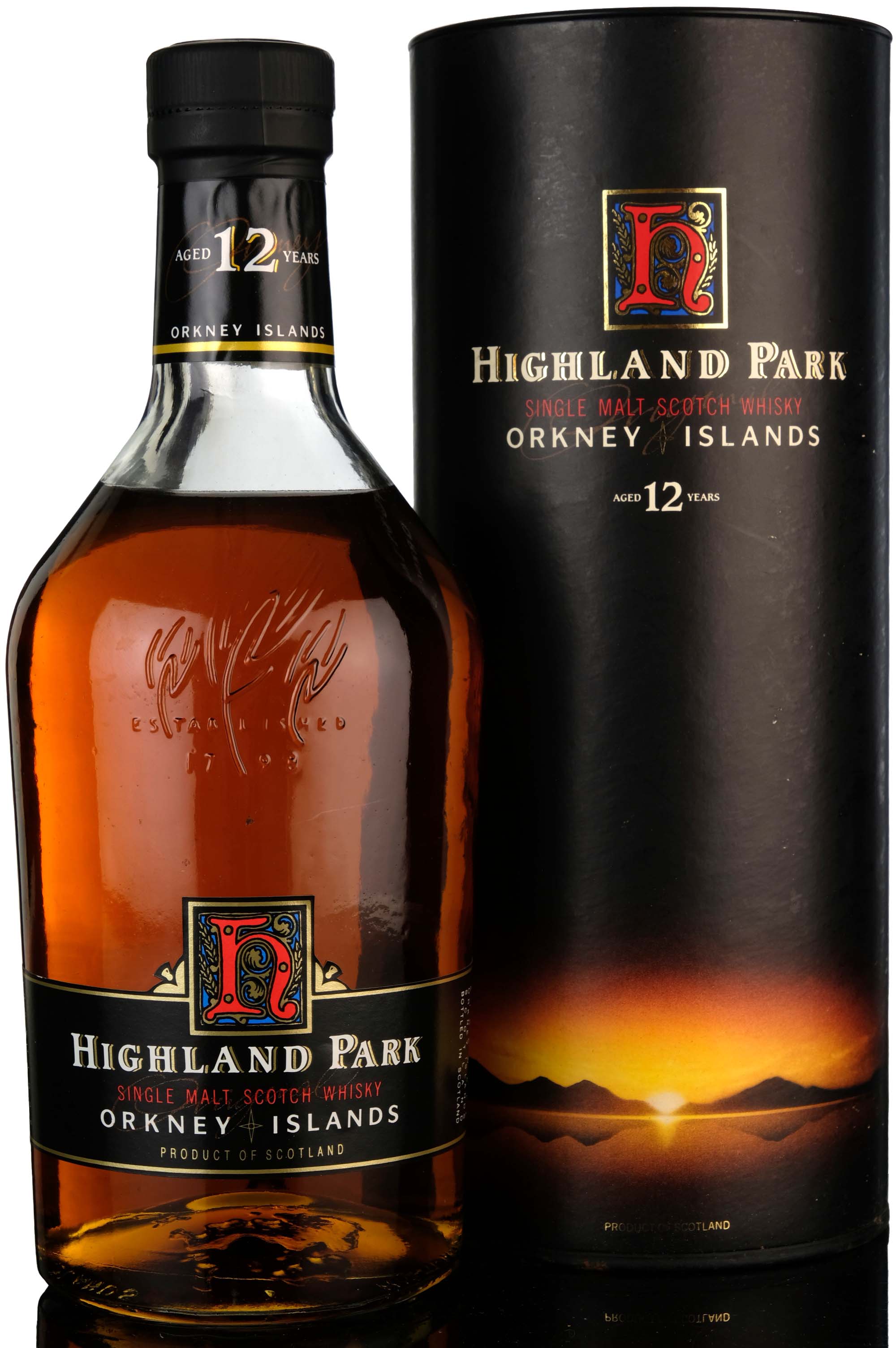 Highland Park 12 Year Old - 1990s - 1 Litre