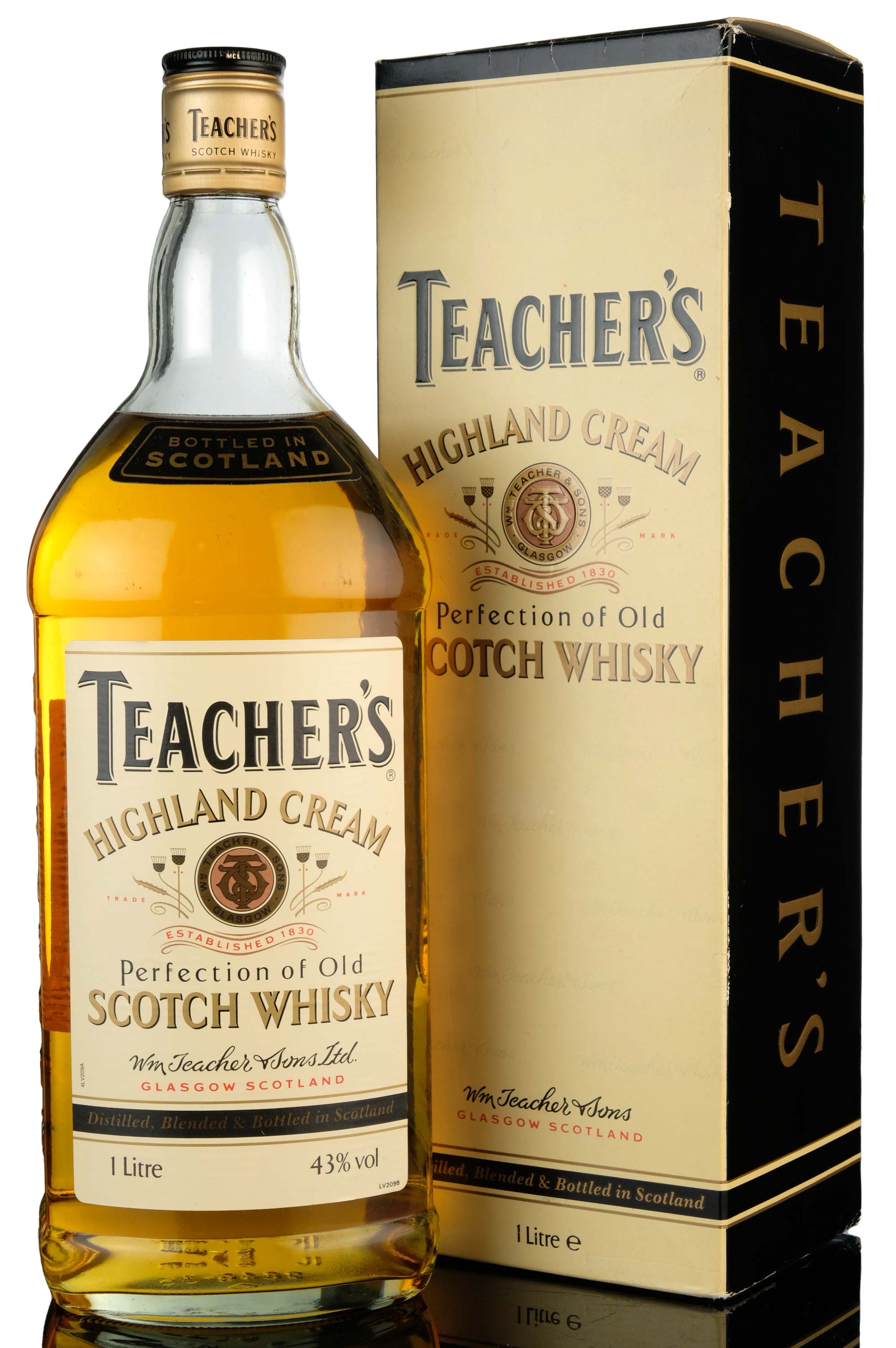 Teachers Highland Cream - 1990s - 1 Litre