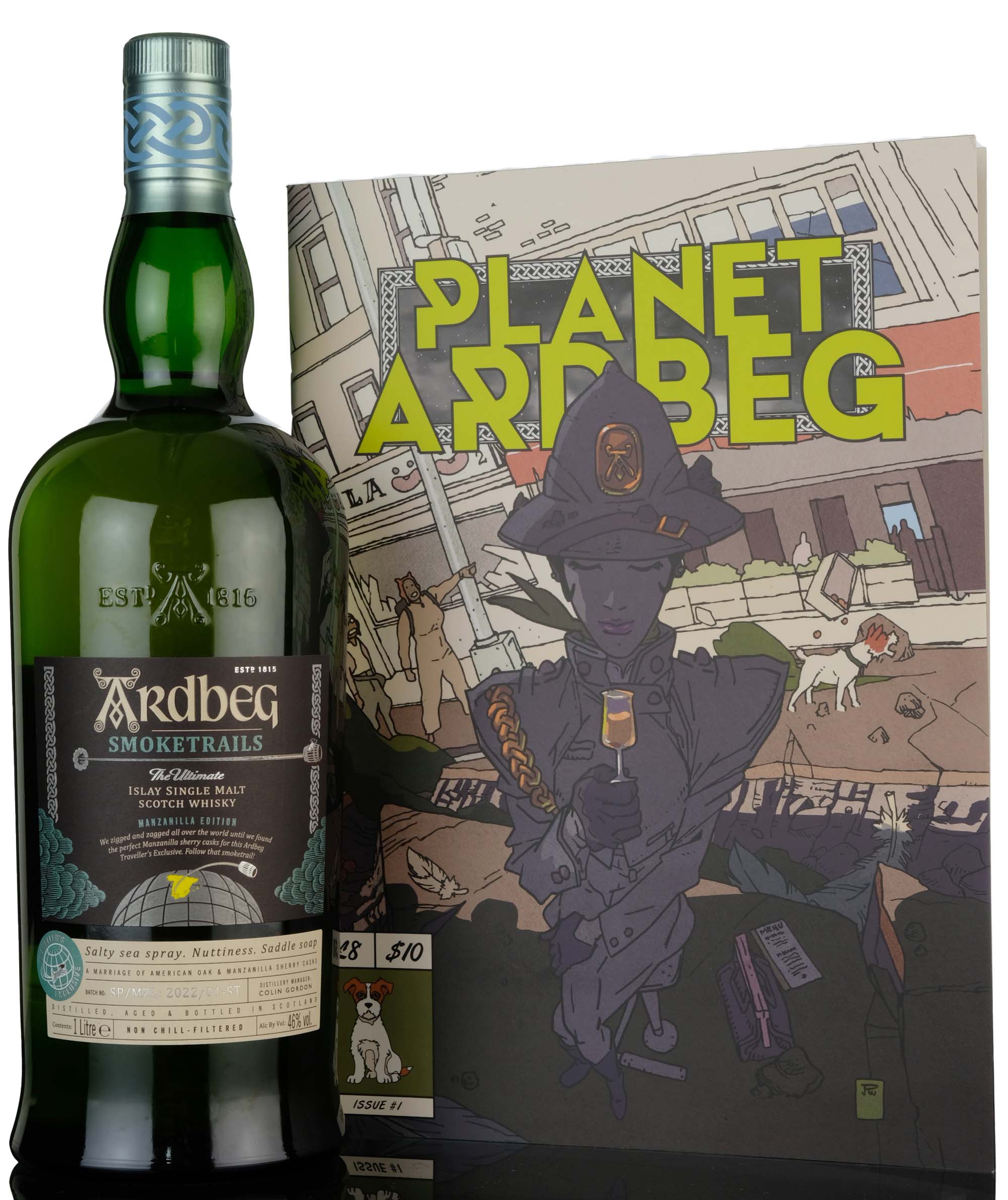 Ardbeg Smoketrails - Travel Retail Exclusive - 2022 Release - 1 Litre - With Comic Book