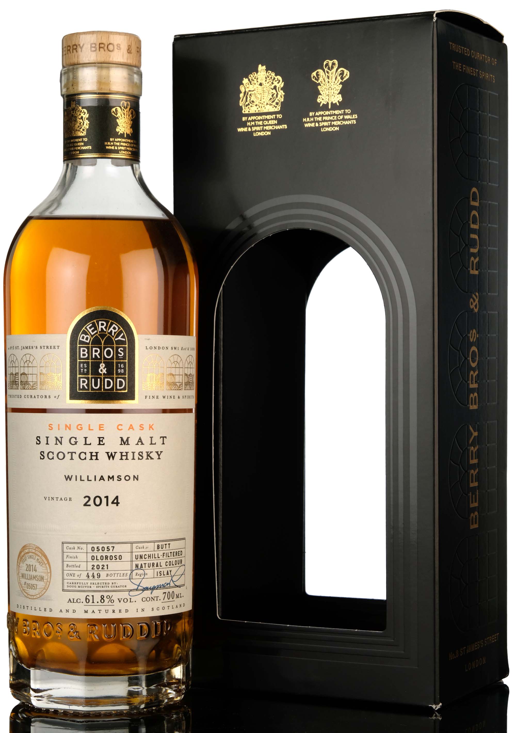 Williamson 2014-2021 - 7 Year Old - Berry Bros & Rudd - Single Cask 05057