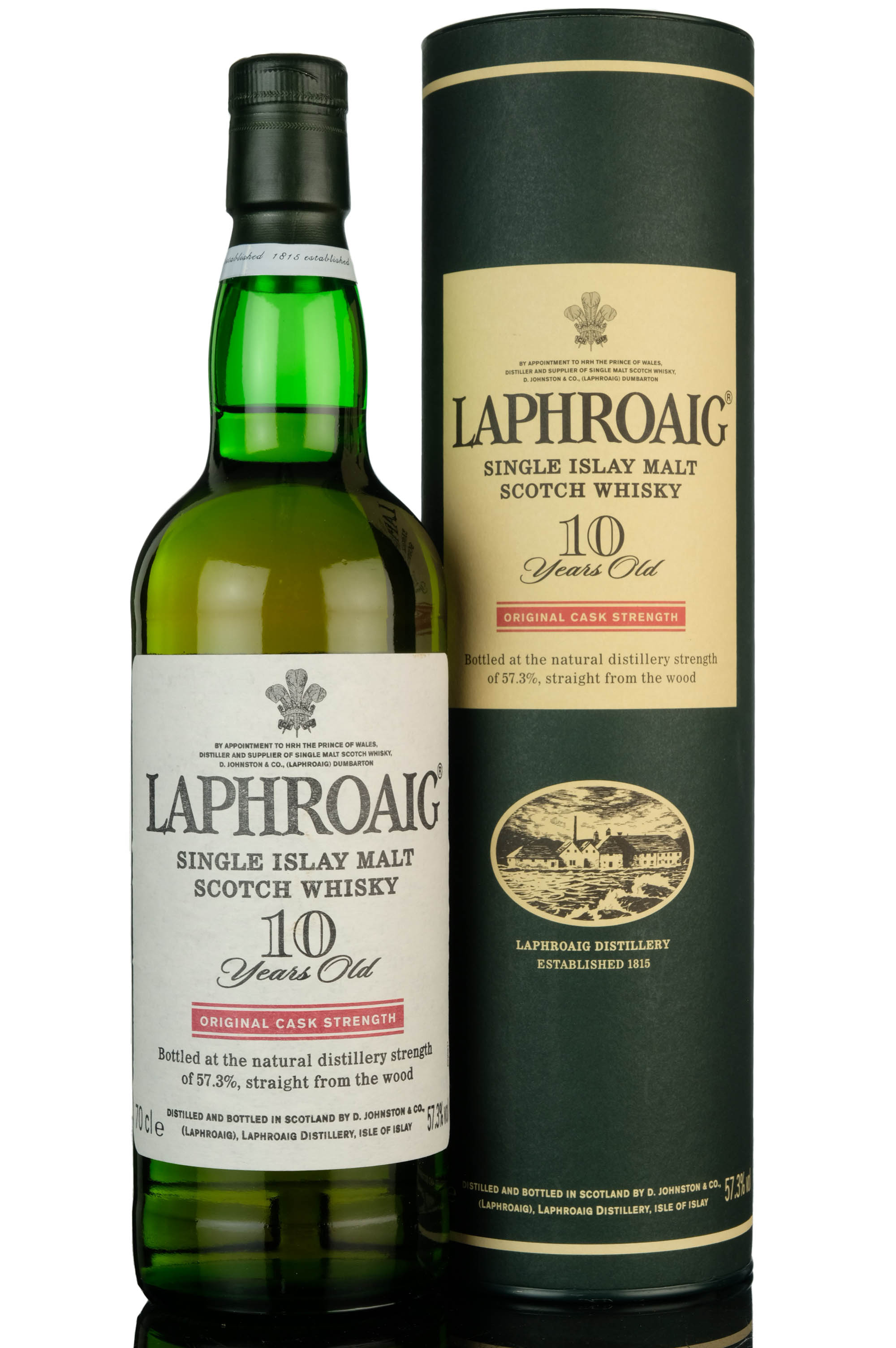 Laphroaig 10 Year Old - Original Cask Strength - 57.3% - 1990s
