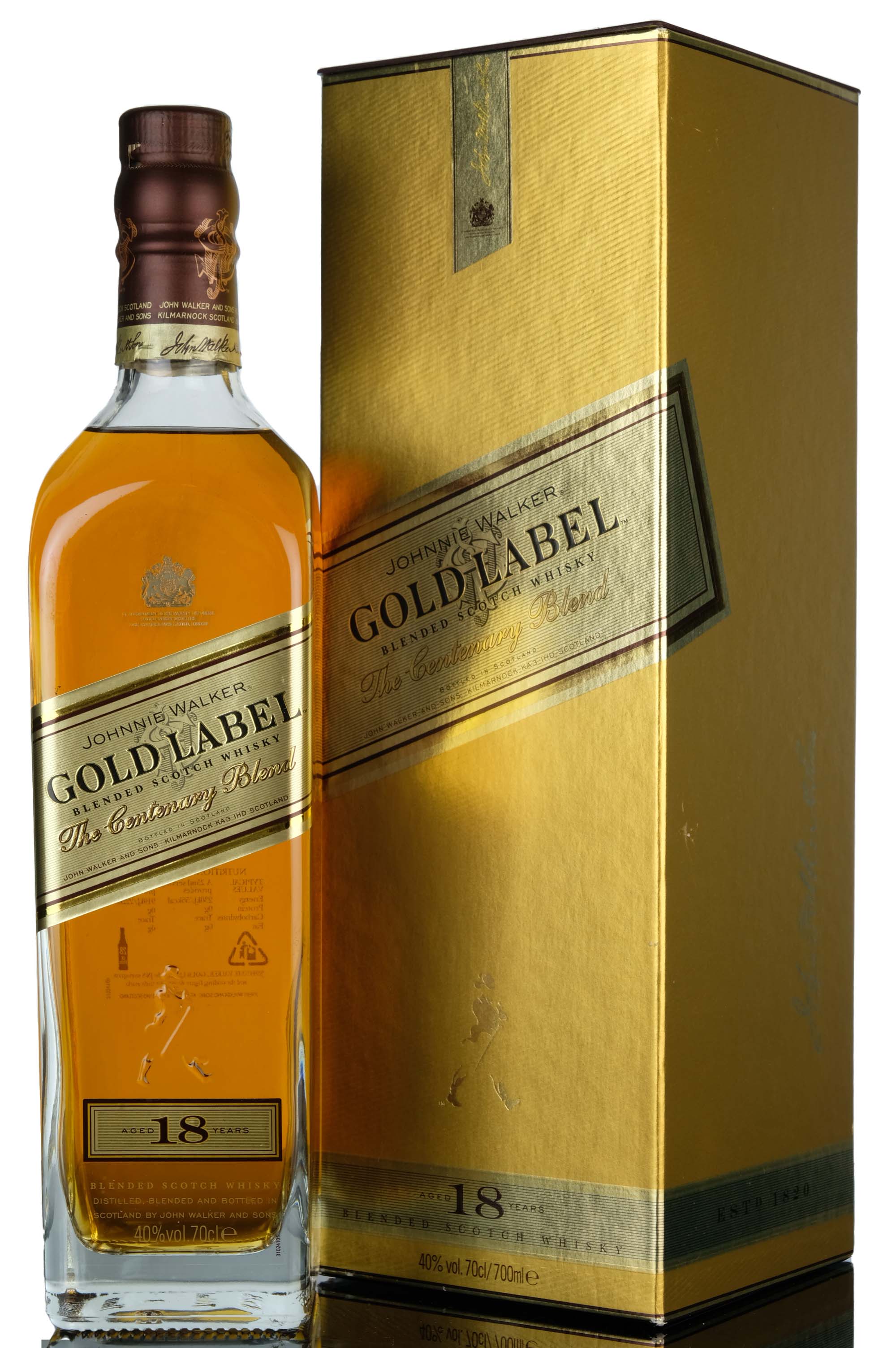 Johnnie Walker 18 Year Old - Gold Label - The Centenary Blend