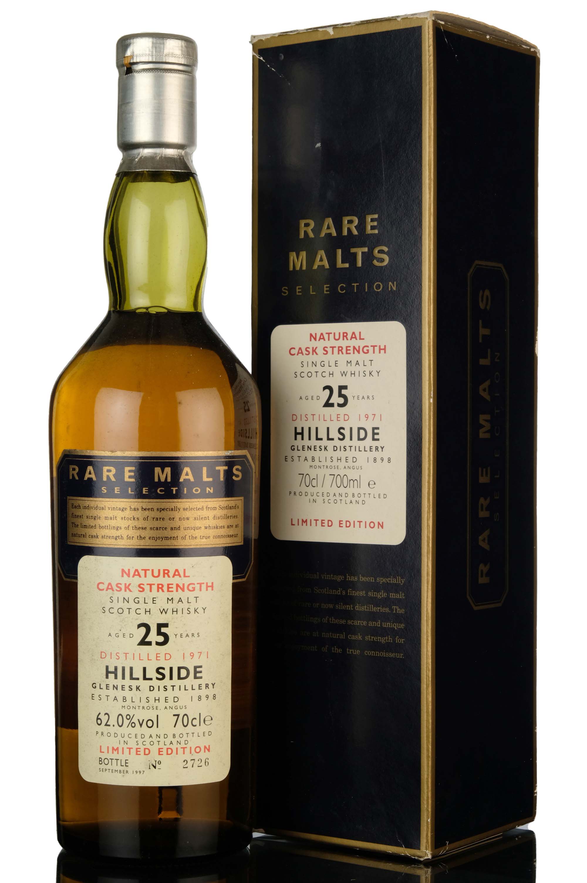 Hillside 1971-1997 - 25 Year Old - Rare Malts 62.0%