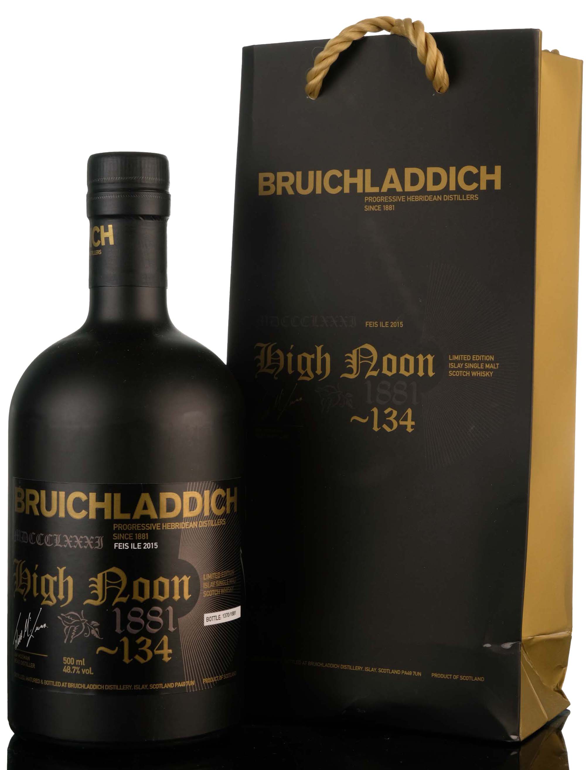 Bruichladdich Festival 2015 - High Noon - Valinch - Signed Bottle