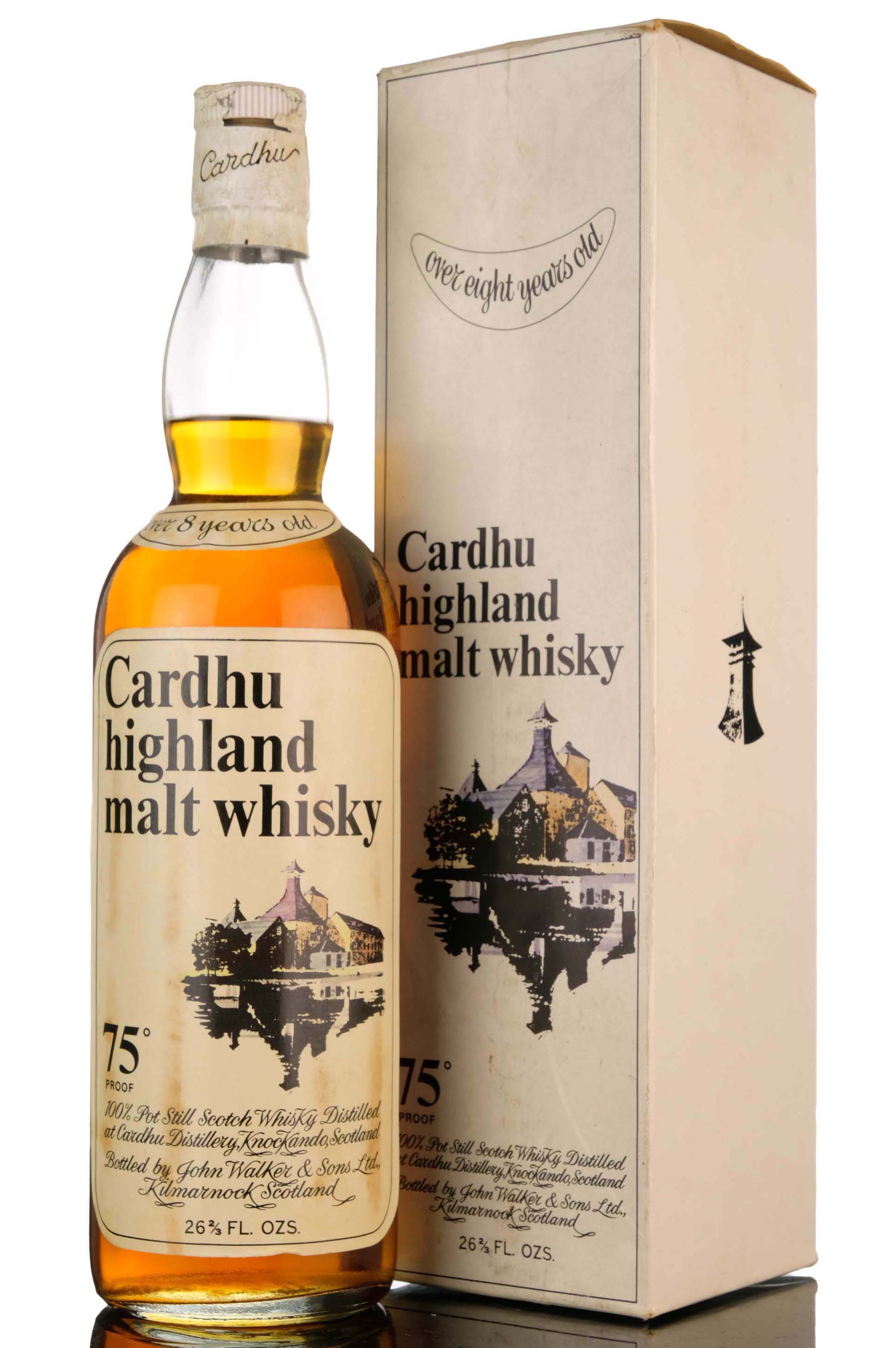 Cardhu 8 Year Old - 1968 Release