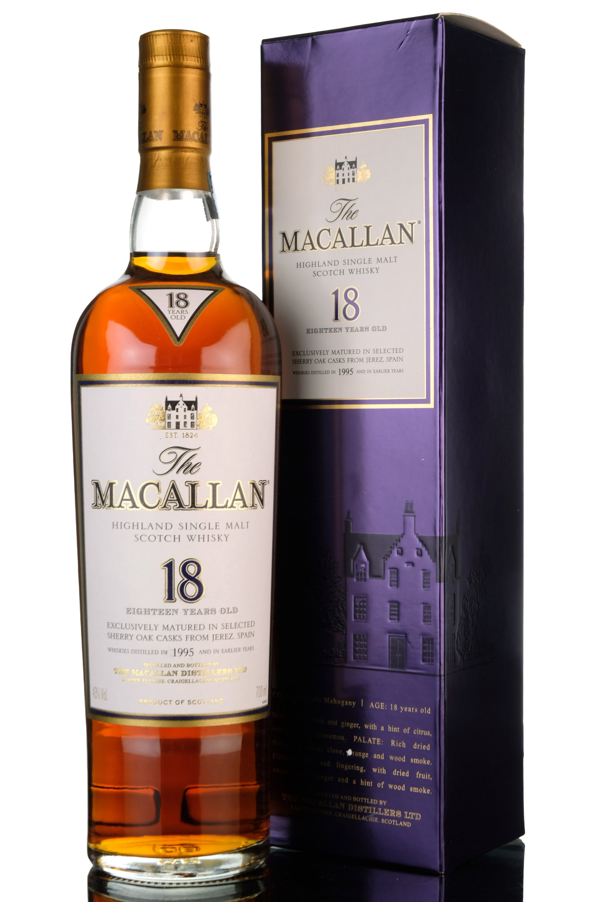 Macallan 1995 - 18 Year Old - Sherry Cask