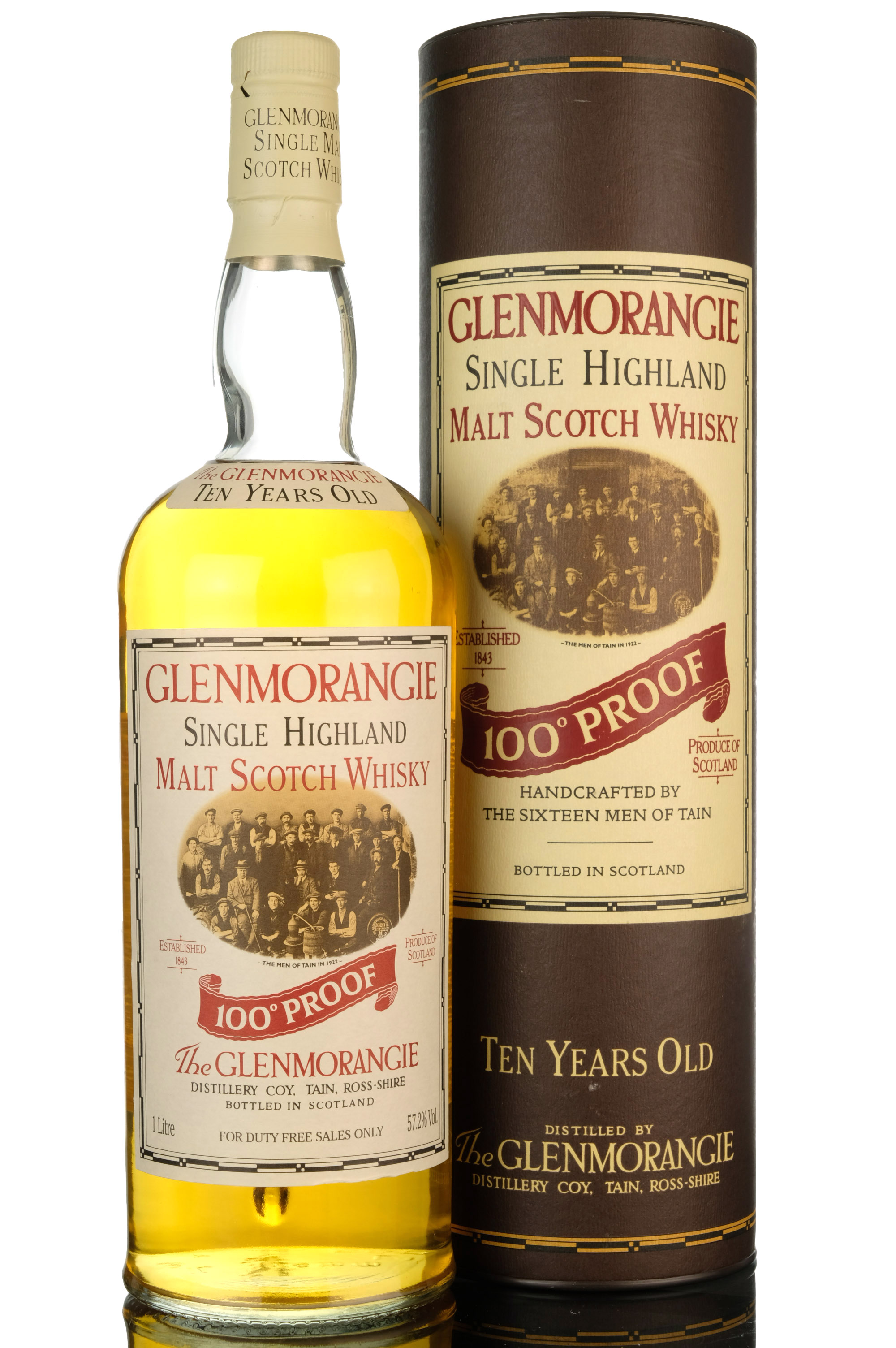 Glenmorangie 10 Year Old - 1990s - 100 Proof - 1 Litre