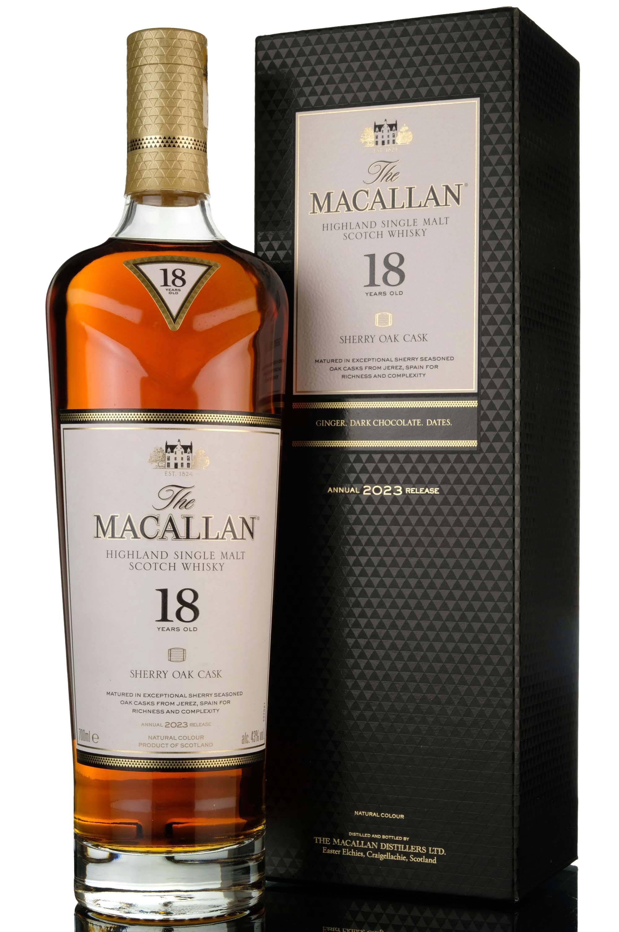 Macallan 18 Year Old - Sherry Cask - 2023 Release