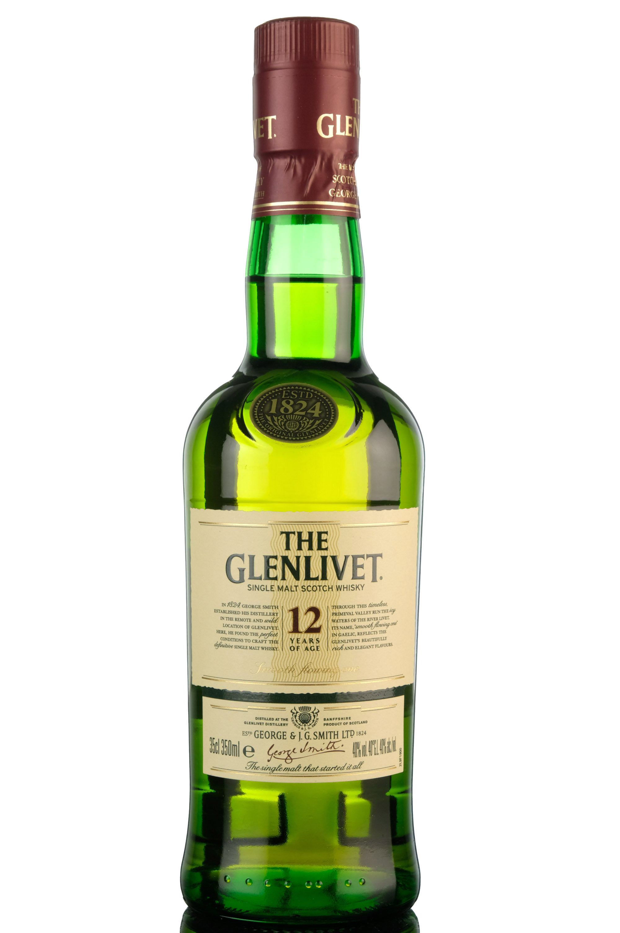 Glenlivet 12 Year Old - Half Bottle
