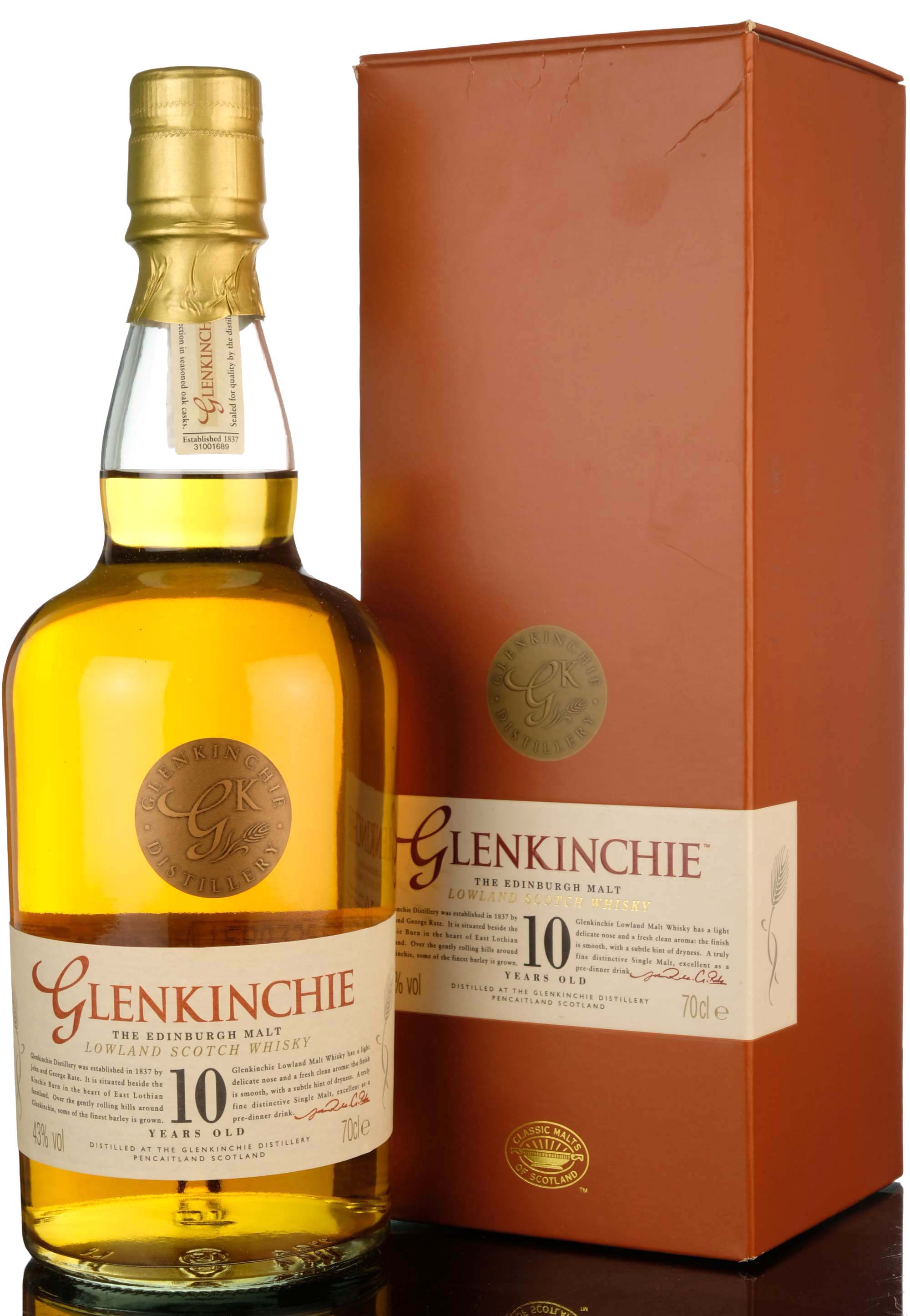 Glenkinchie 10 Year Old - Early 2000s