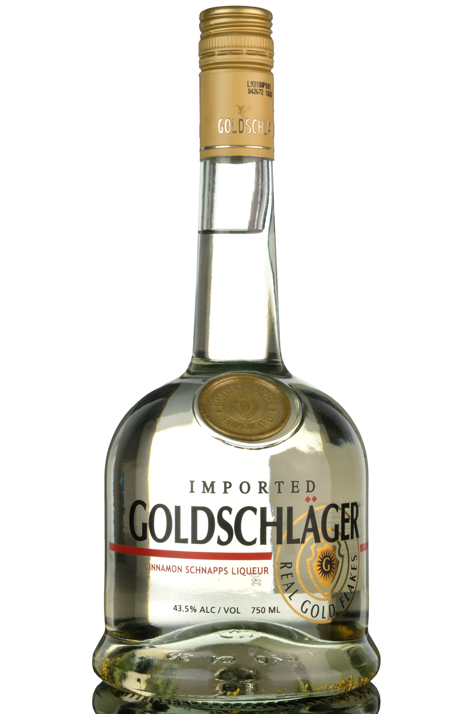 Goldschlager Cinnamon Schnapps Liqueur - Real Gold Flakes