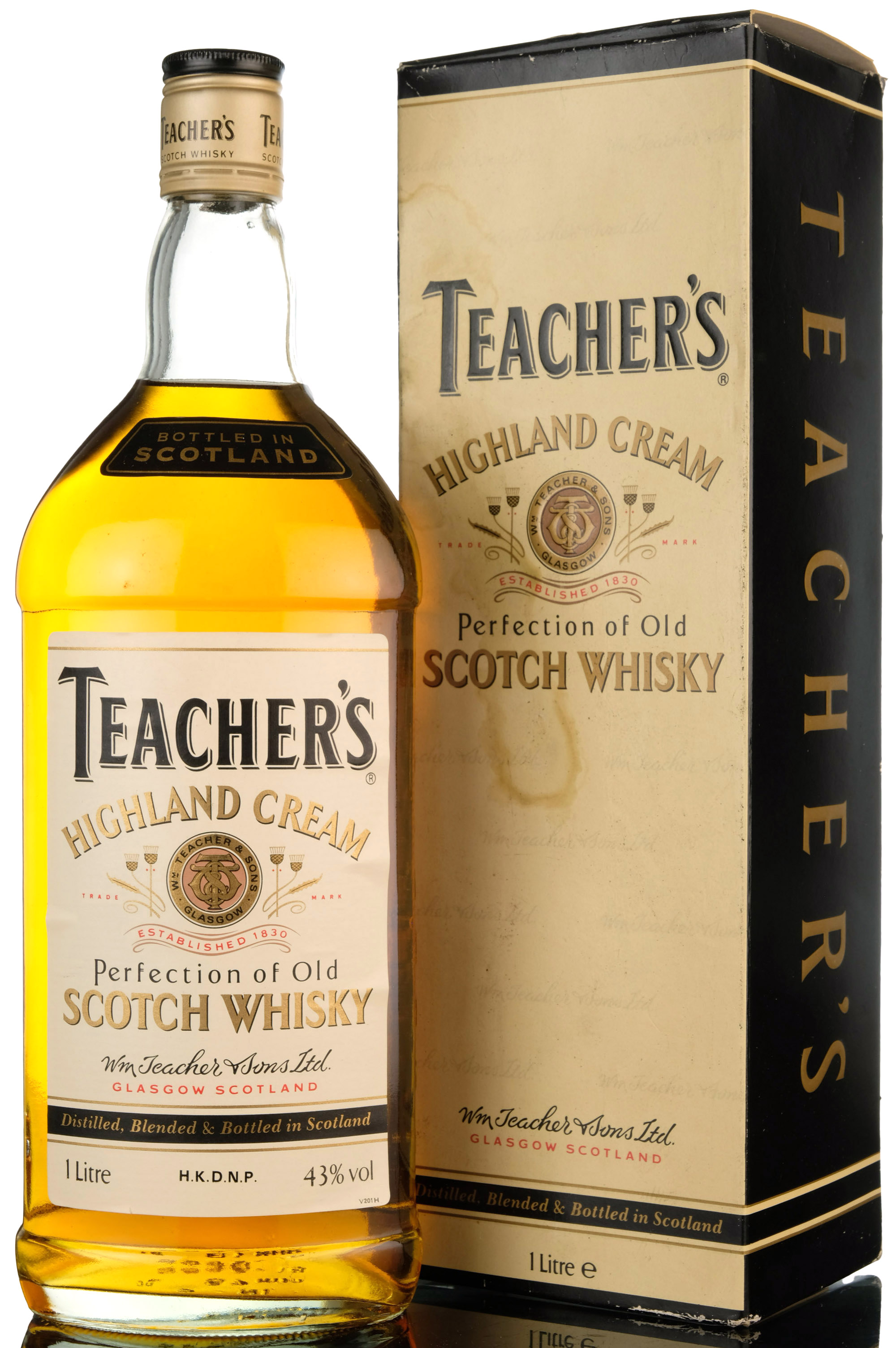 Teachers Highland Cream - 1980s - 1 Litre