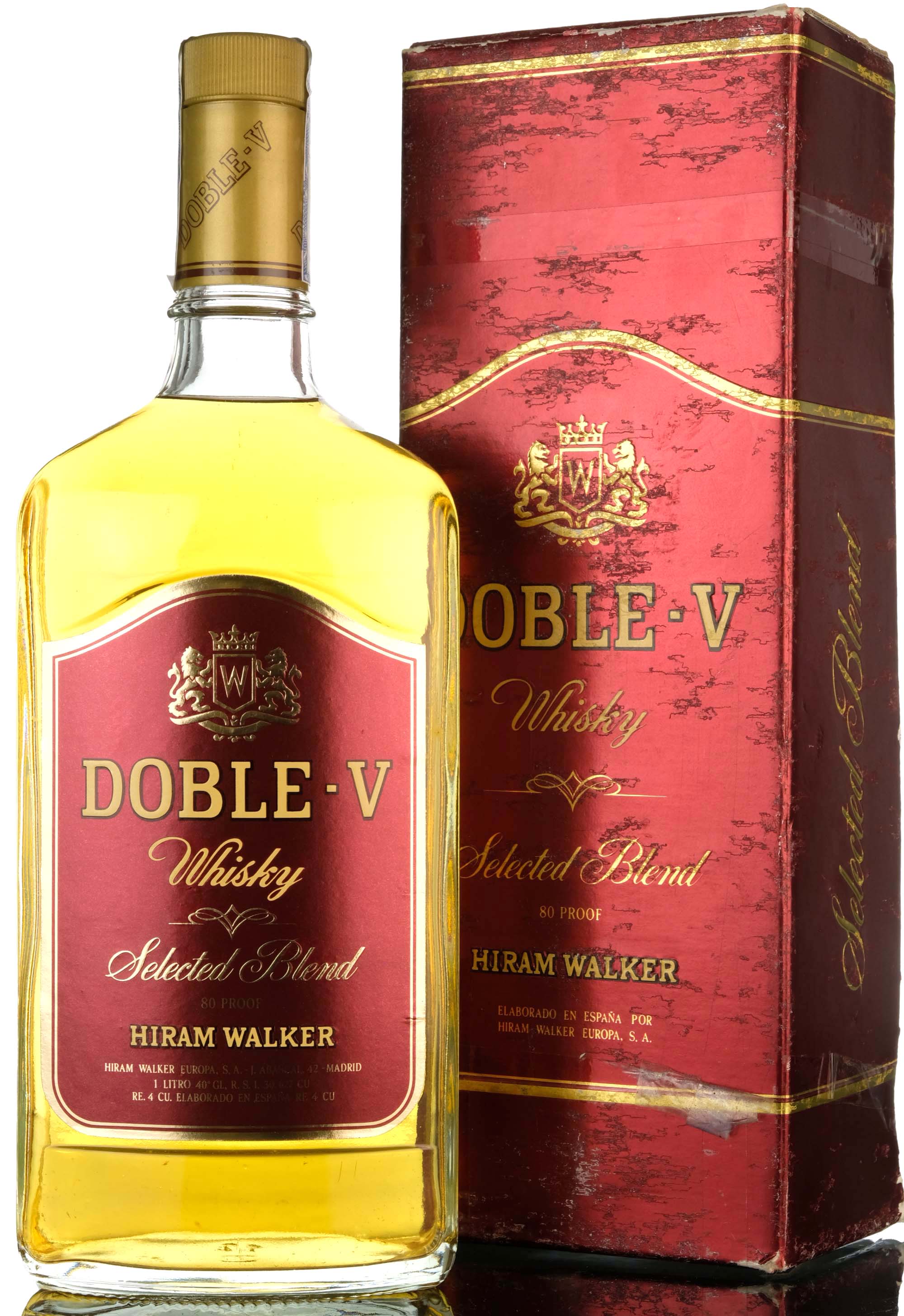 Hiram Walker Doble-V Selected - 1980s - 1 Litre