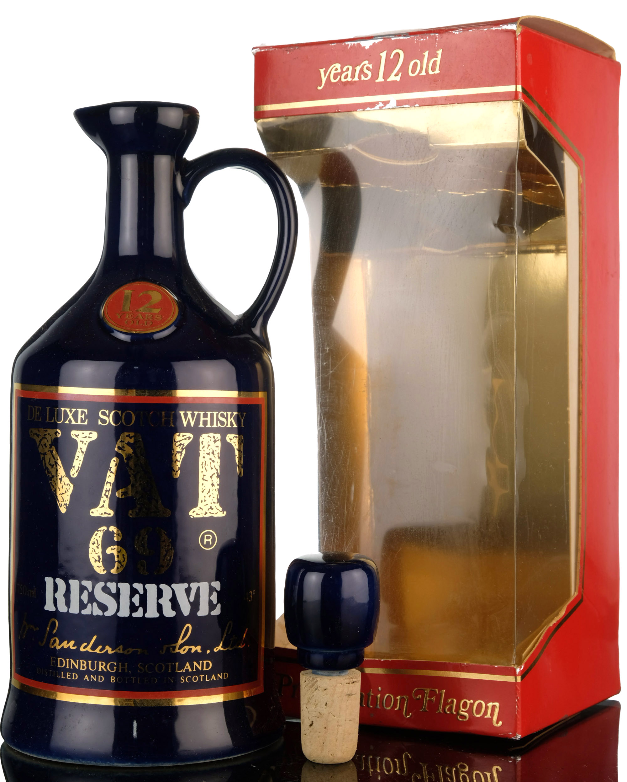VAT 69 Reserve 12 Year Old - 1980s - Ceramic