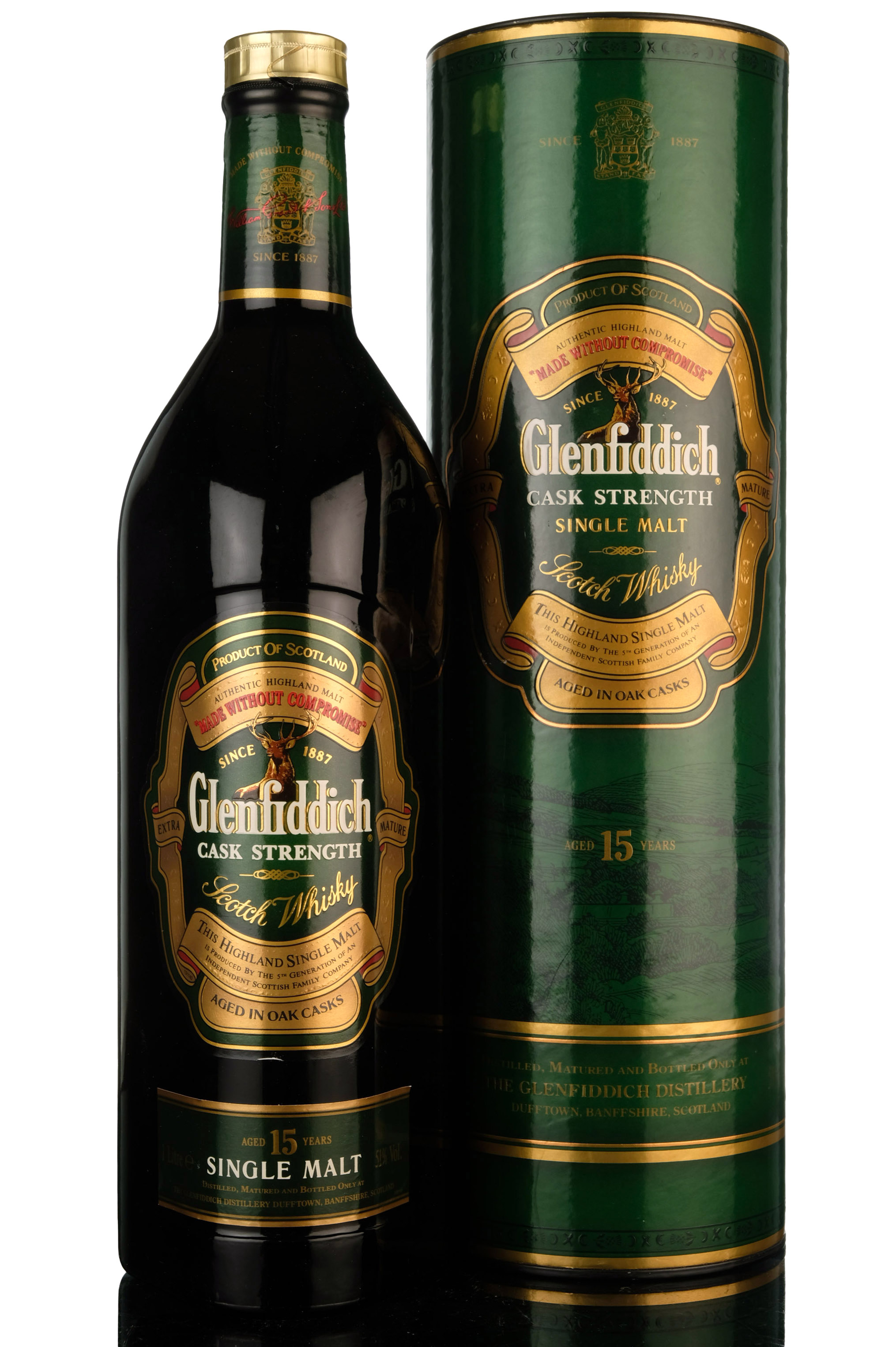 Glenfiddich 15 Year Old - Cask Strength - 2000s - 1 Litre