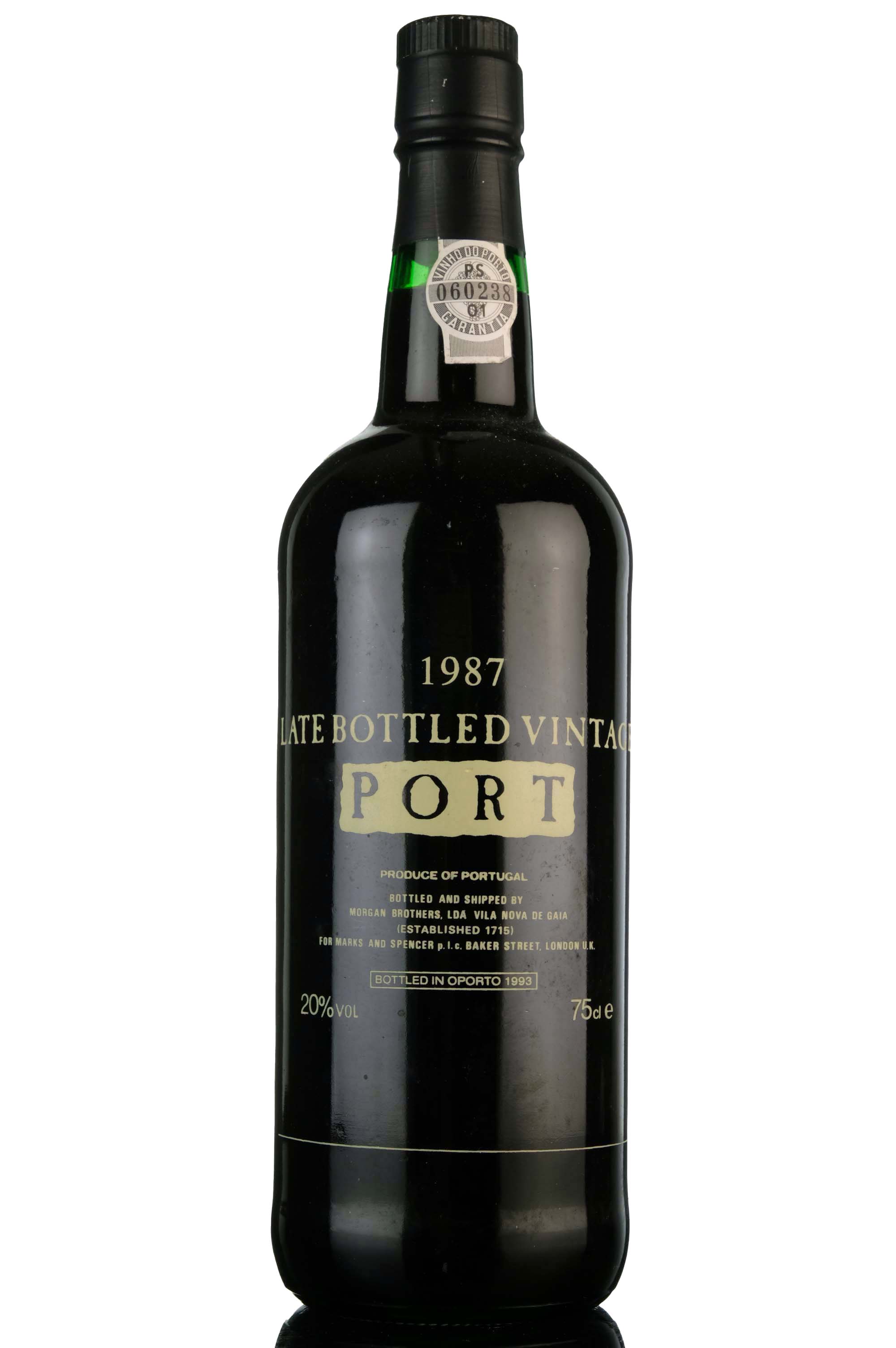 St Michael 1987 Vintage Port - Bottled 1993