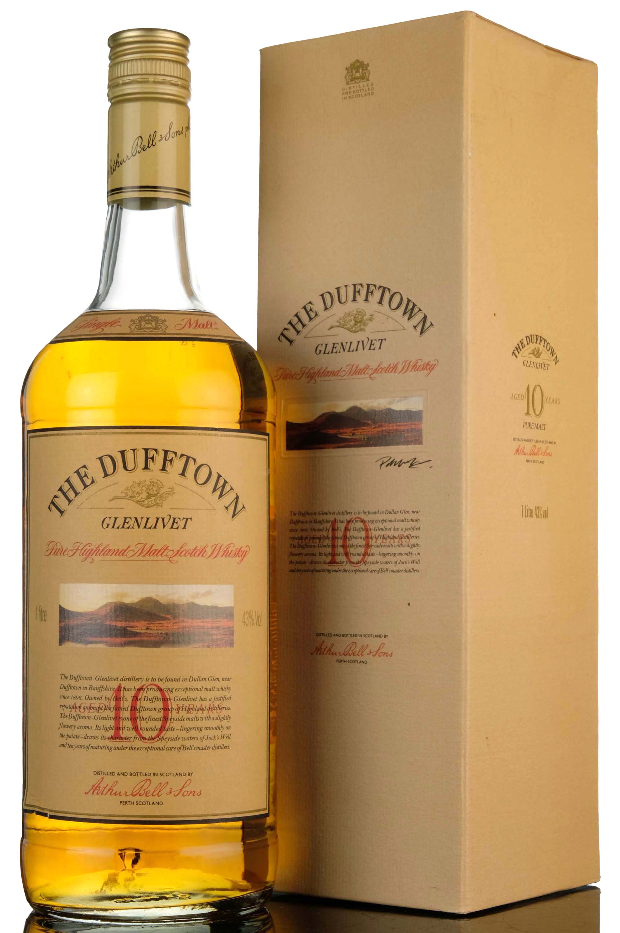 Dufftown 10 Year Old - 1980s - 1 Litre