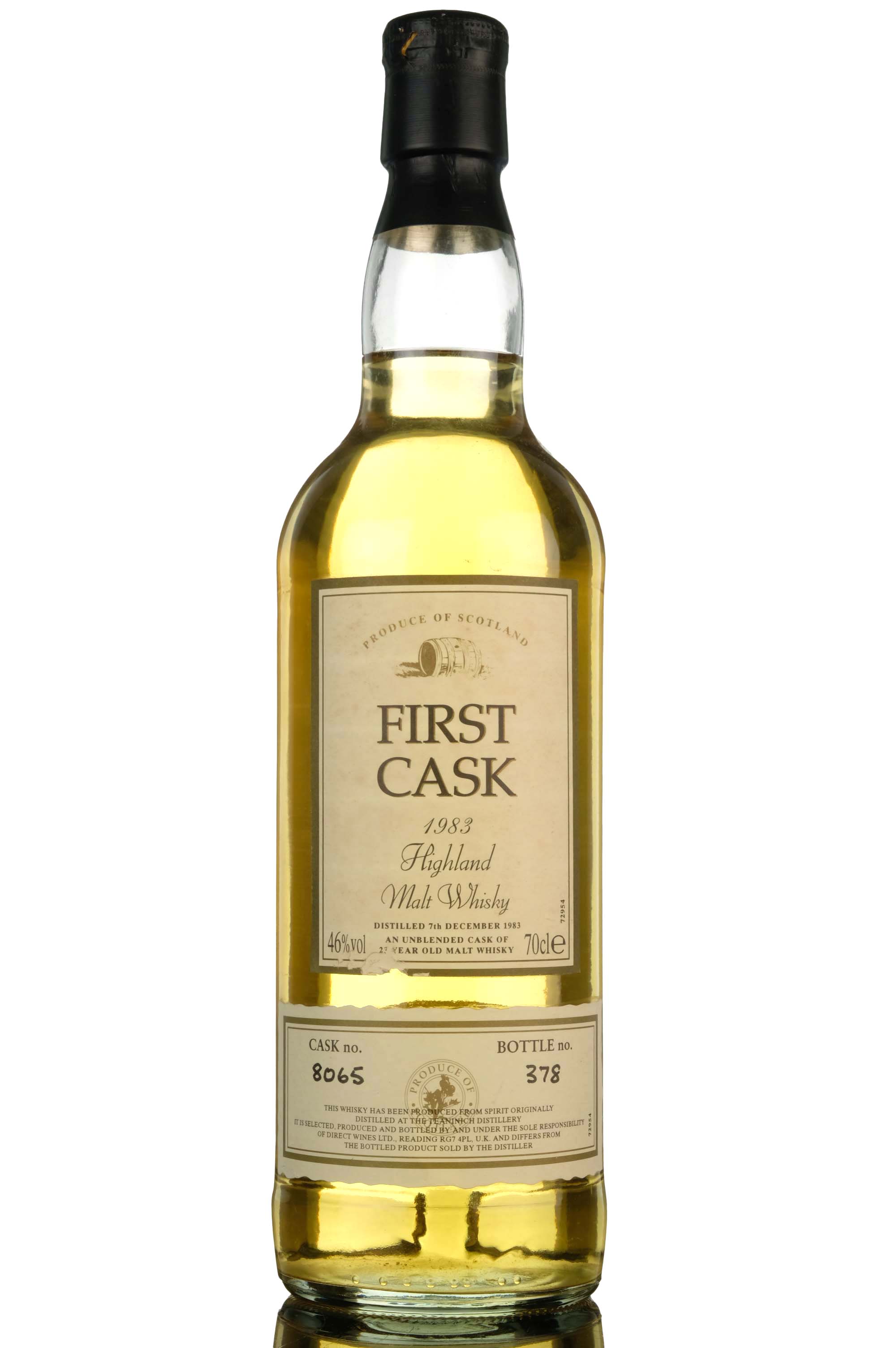Teaninich 1983 - 23 Year Old - First Cask - Single Cask 8065
