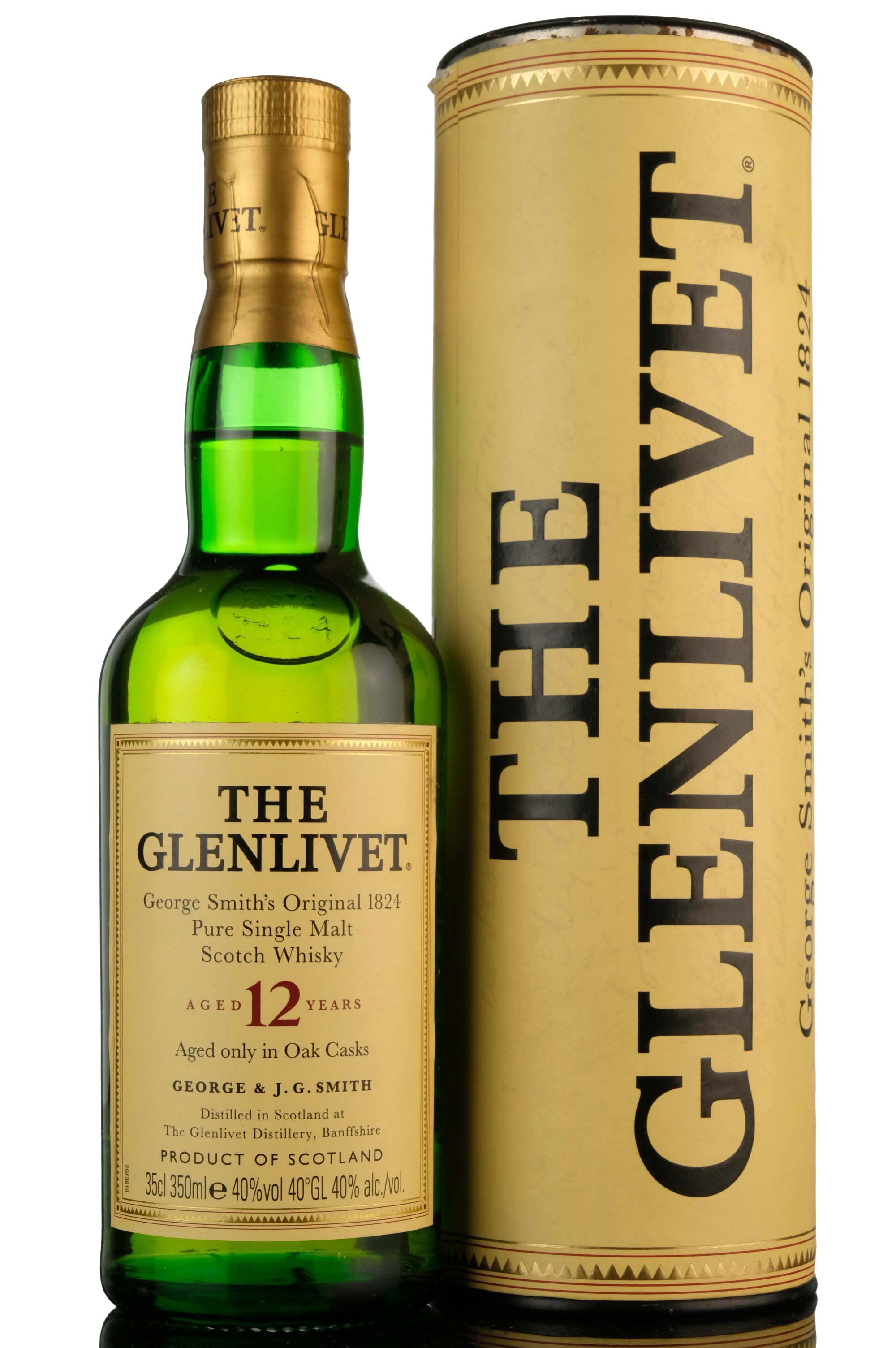 Glenlivet 12 Year Old - Early 2000s - Half Bottle