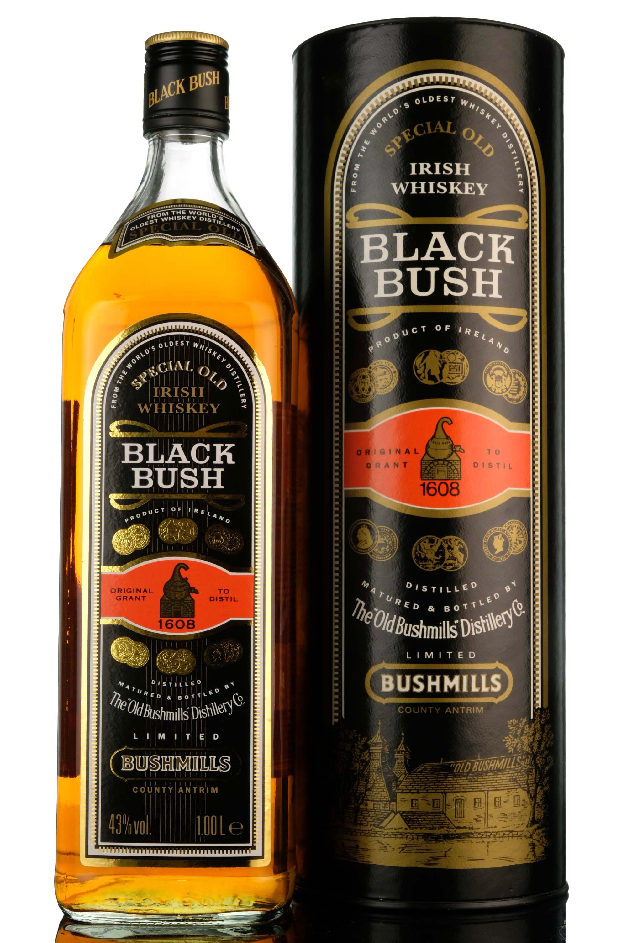 Bushmills Black Bush - Special Old - 1990s - 1 Litre