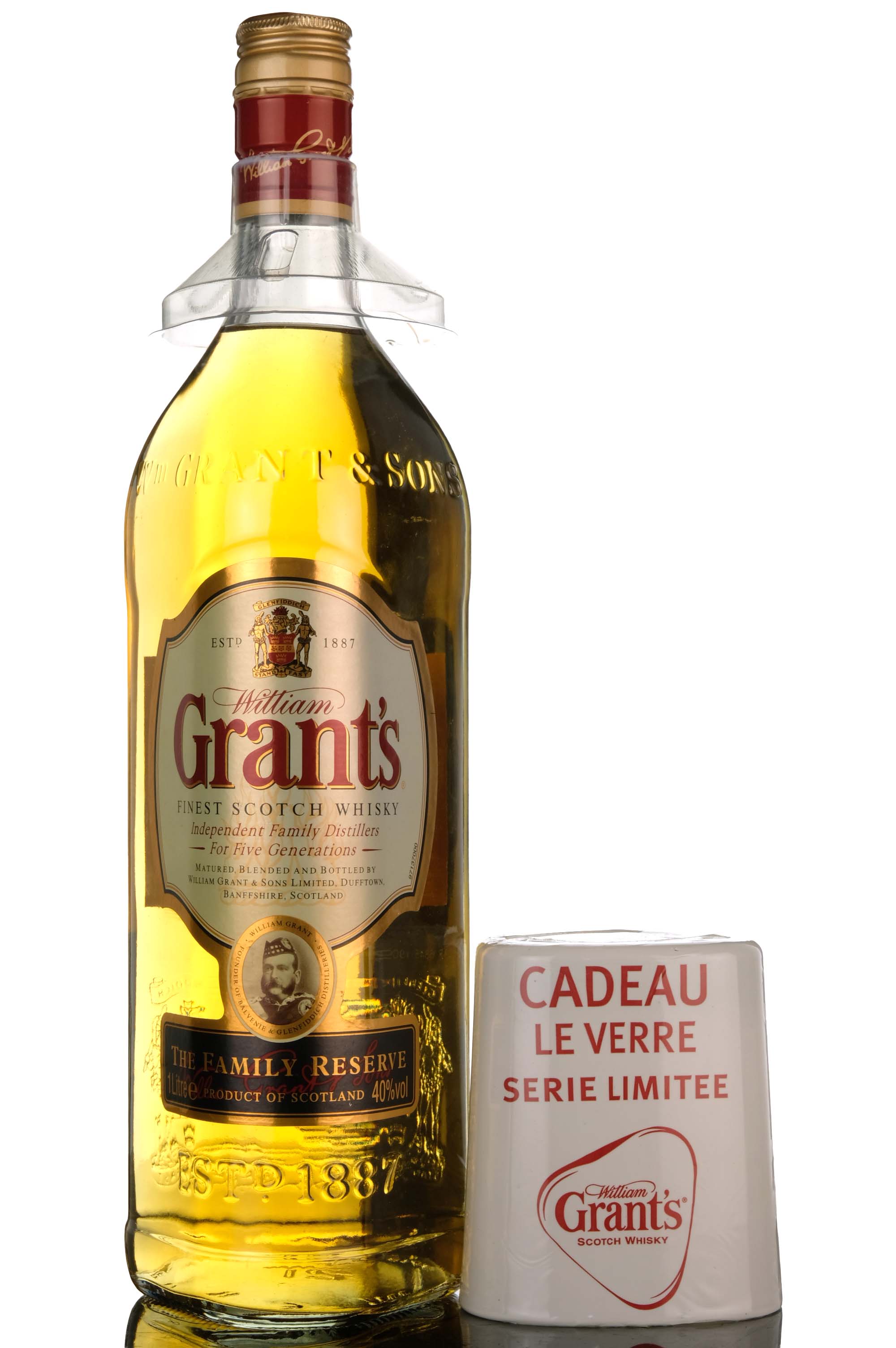 Grants Family Reserve - 1 Litre - With Whisky Glass
