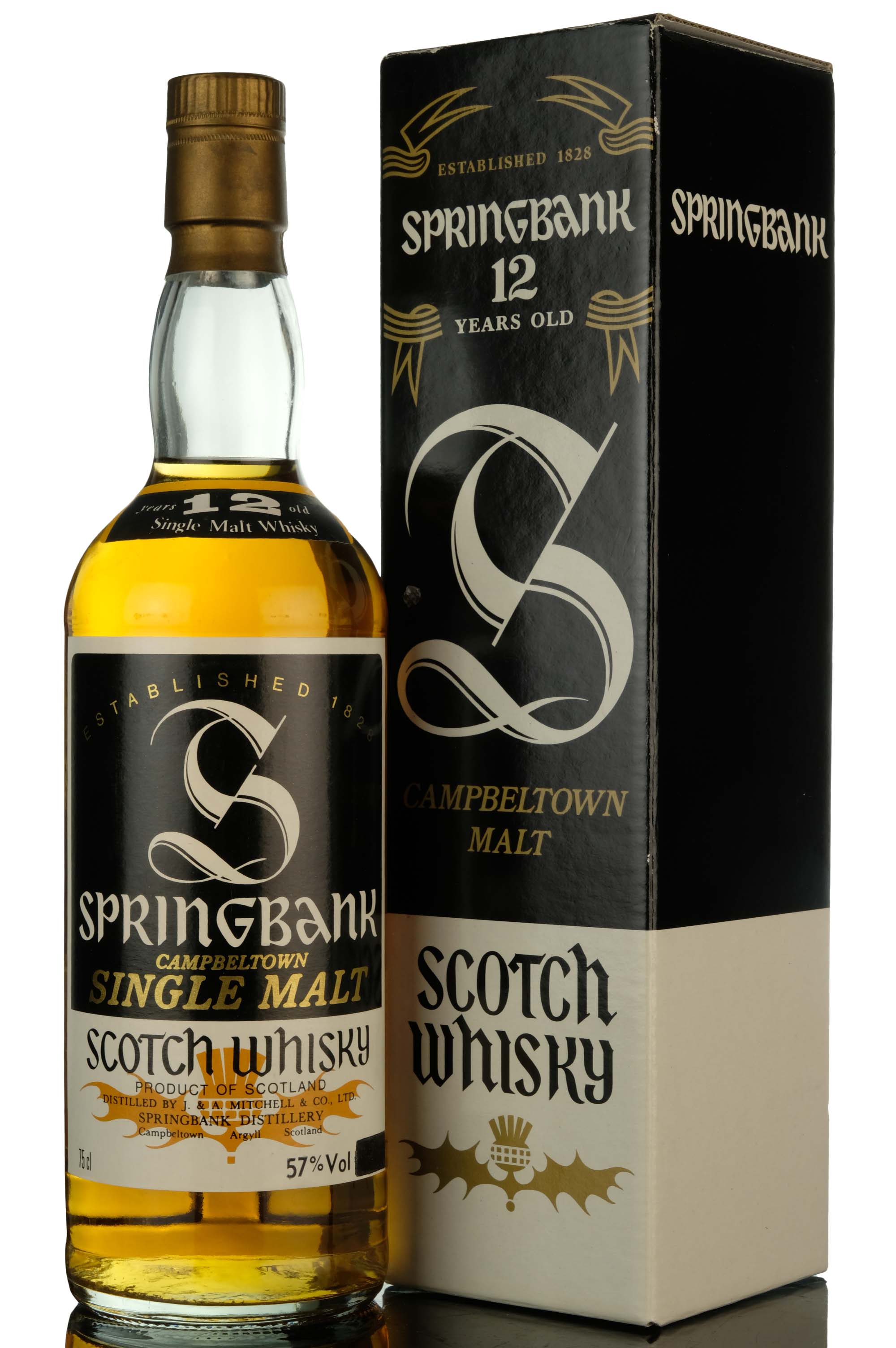 Springbank 12 Year Old - 1980s - 100 Proof