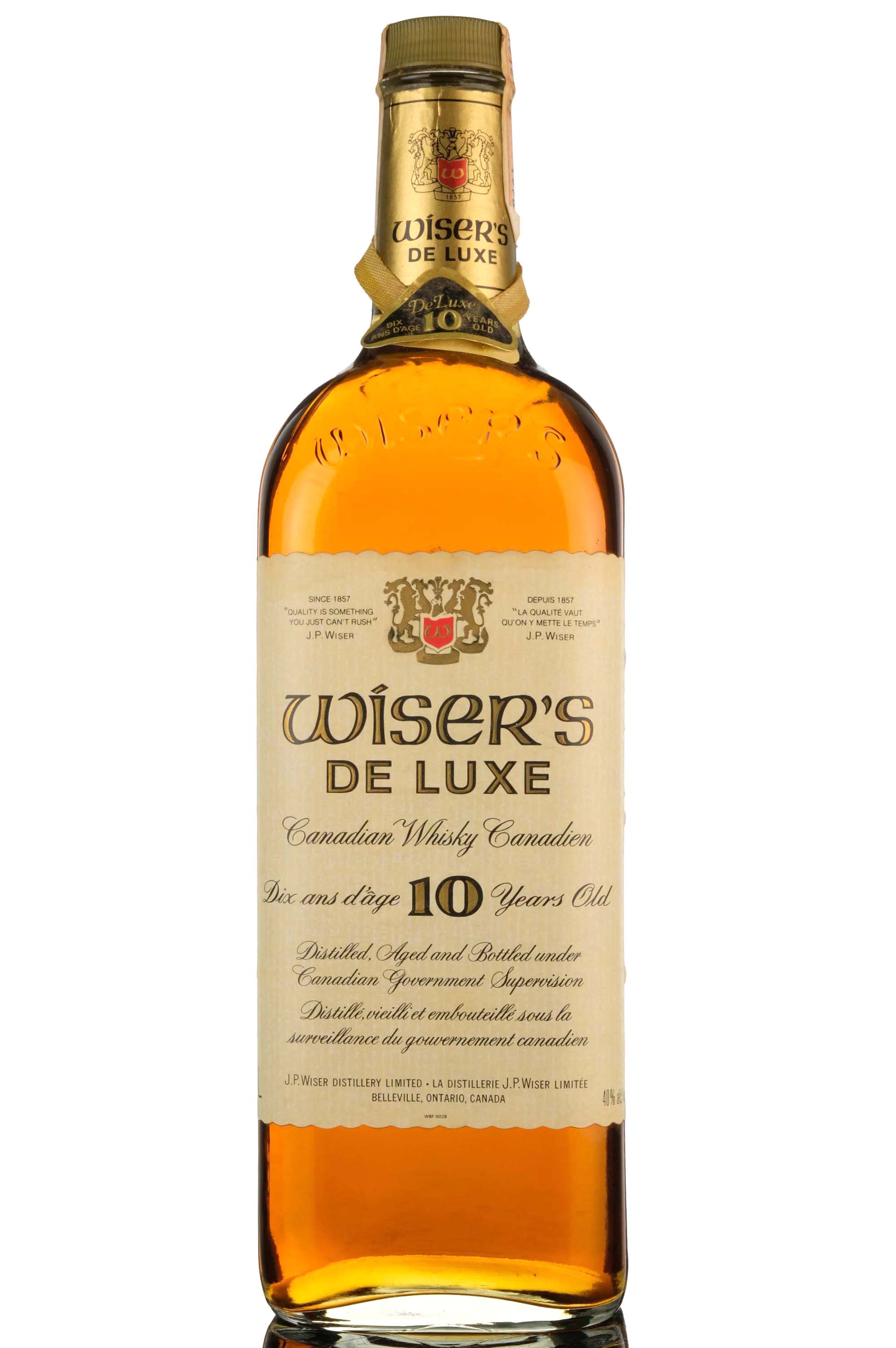Wisers 1976 - 10 Year Old - De Luxe - 1 Litre