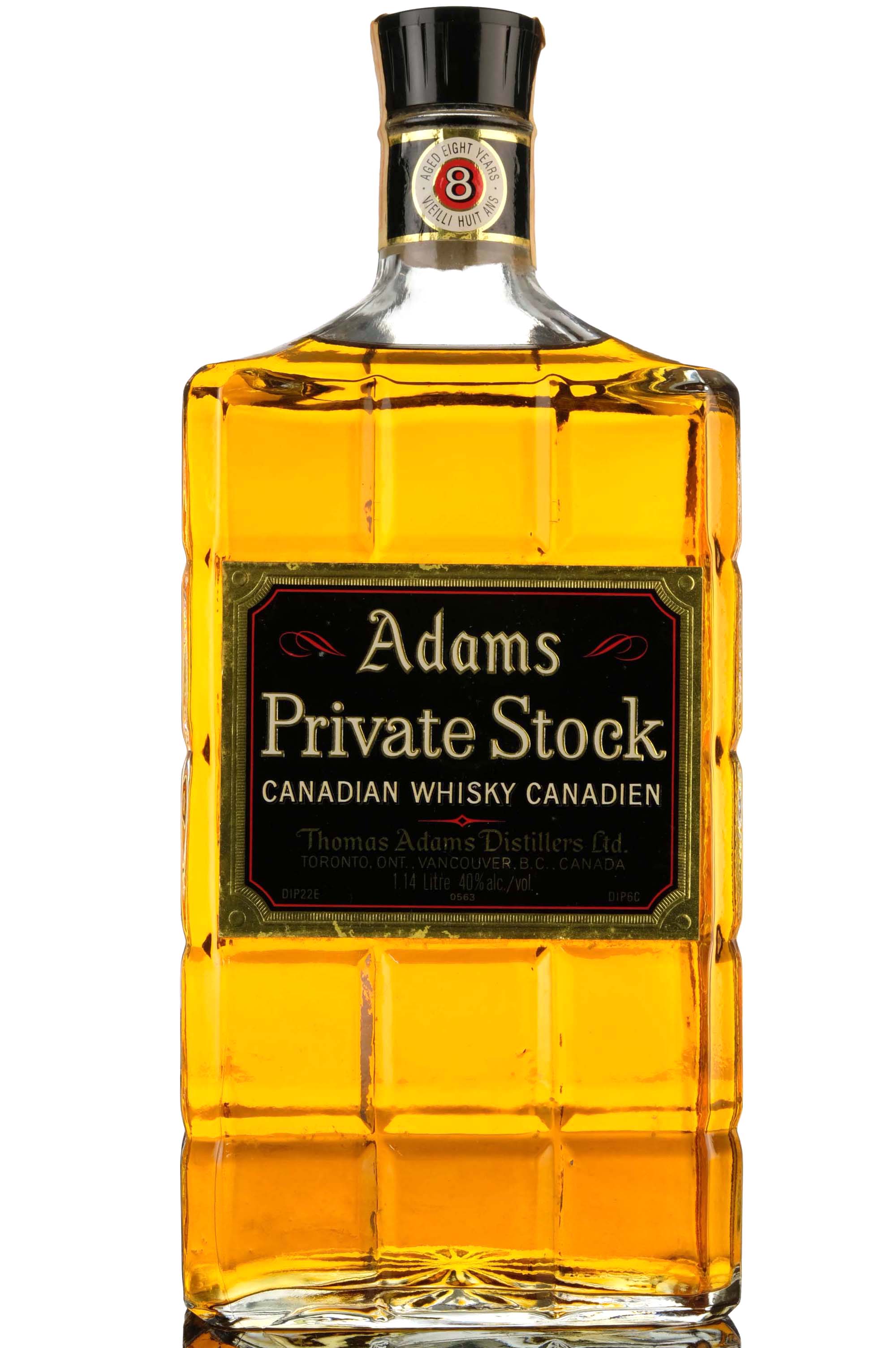 Adams 1977 - 8 Year Old - Private Stock - 1.14 Litres