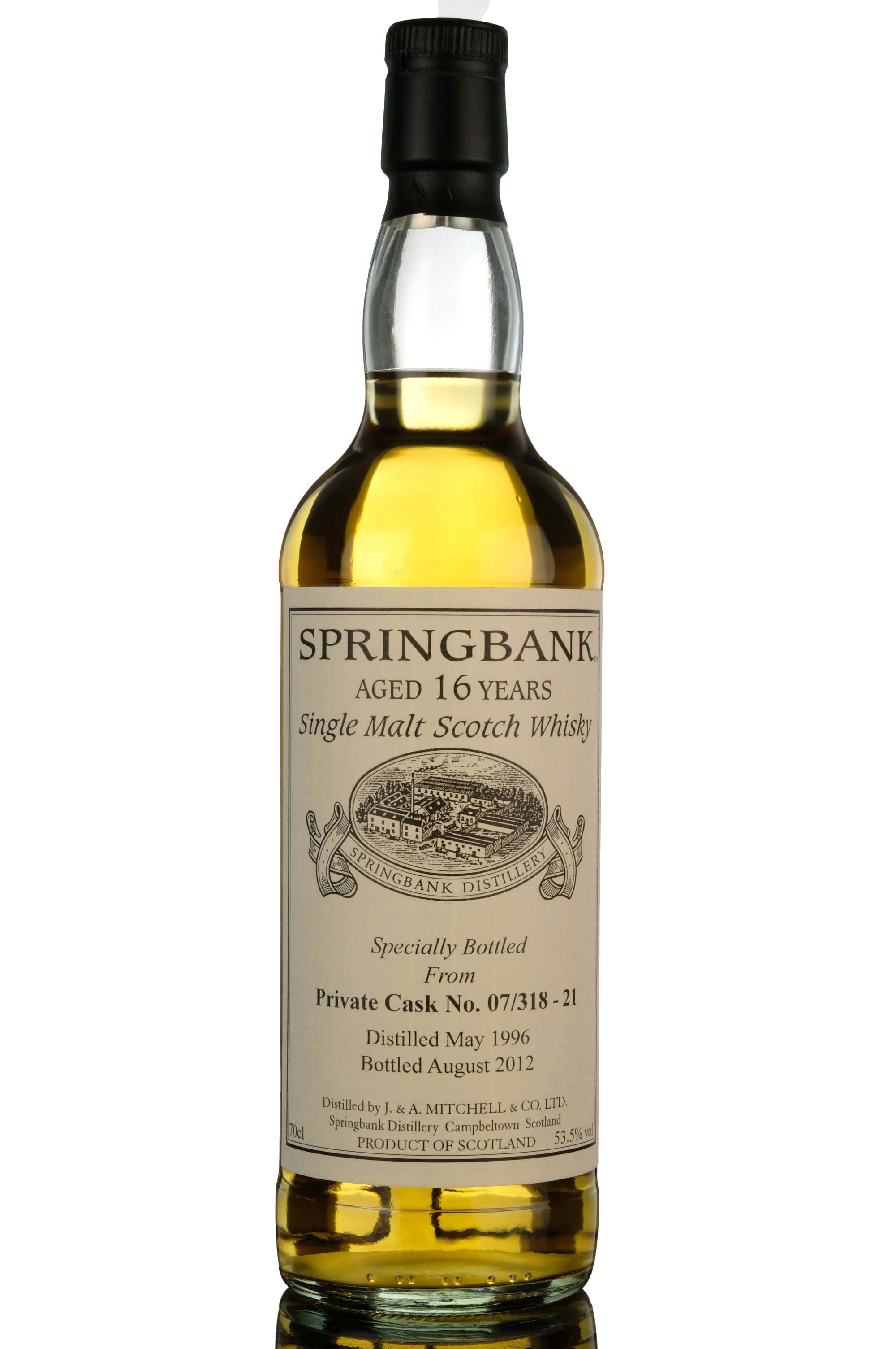 Springbank 1996-2012 - 16 Year Old - Single Cask 07/318-21 - Private Bottling