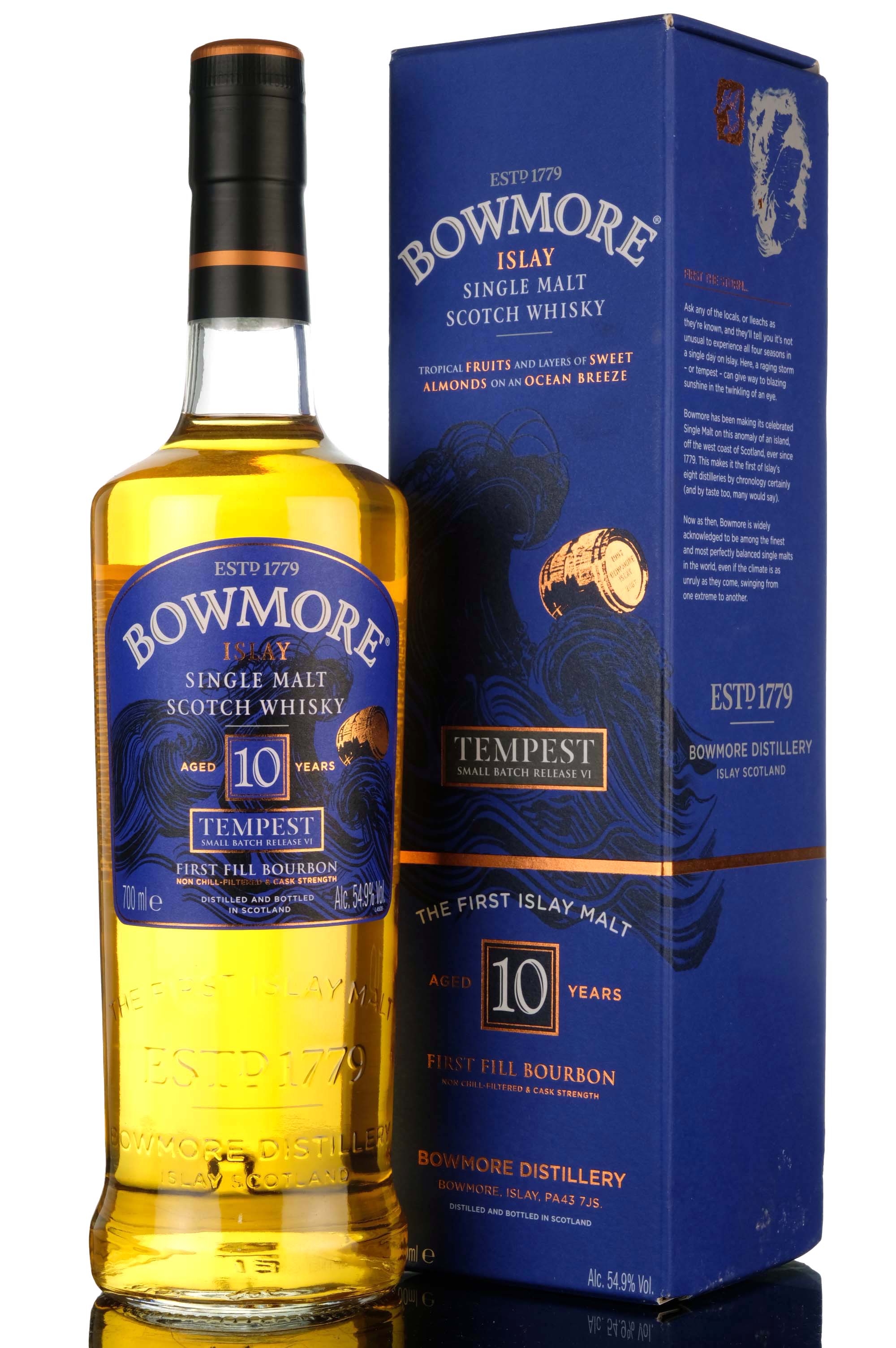 Bowmore 10 Year Old - Tempest - Batch 6 - 2015 Release