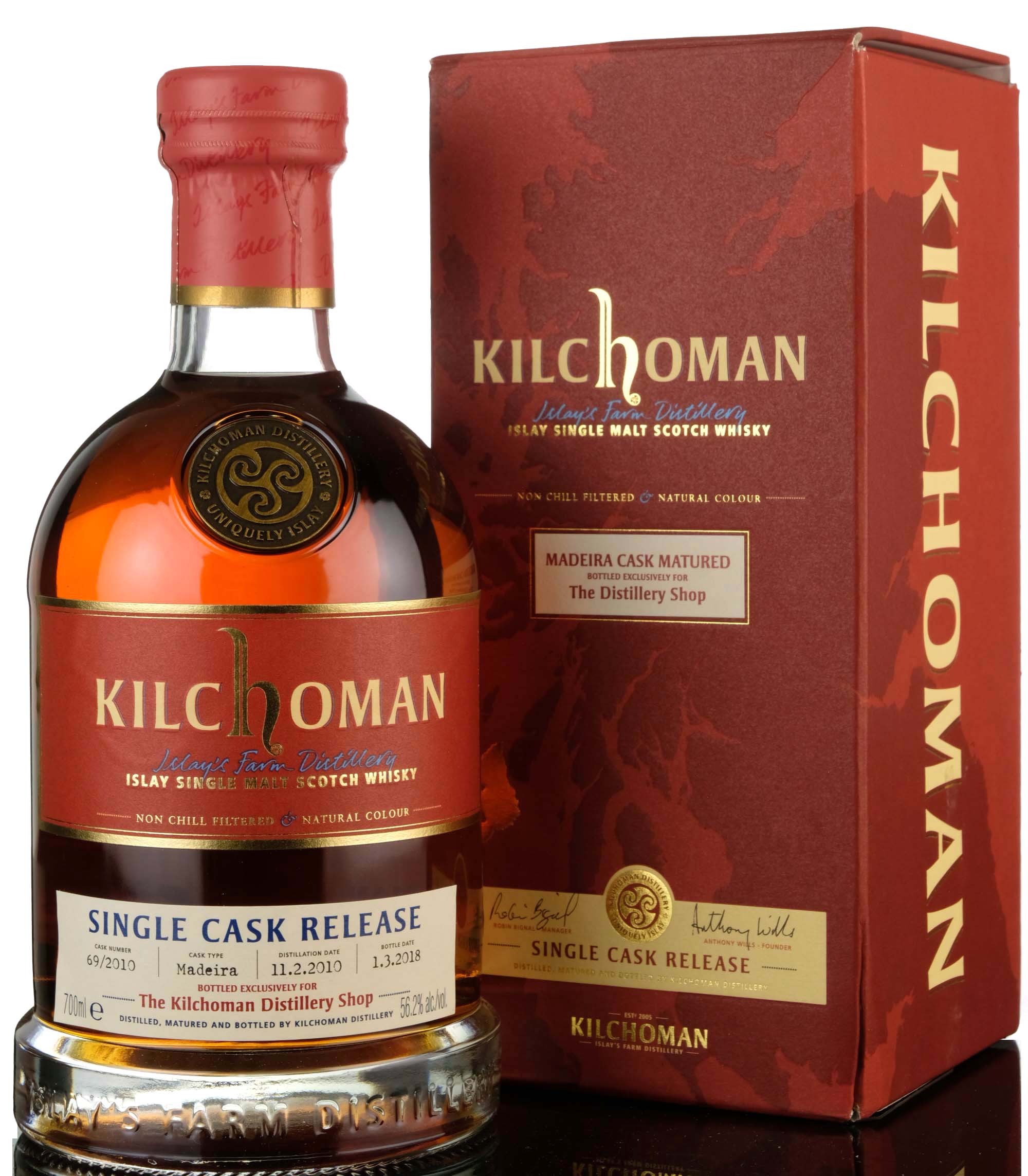 Kilchoman 2010-2018 - Single Cask 69/2010 - Distillery Shop Exclusive