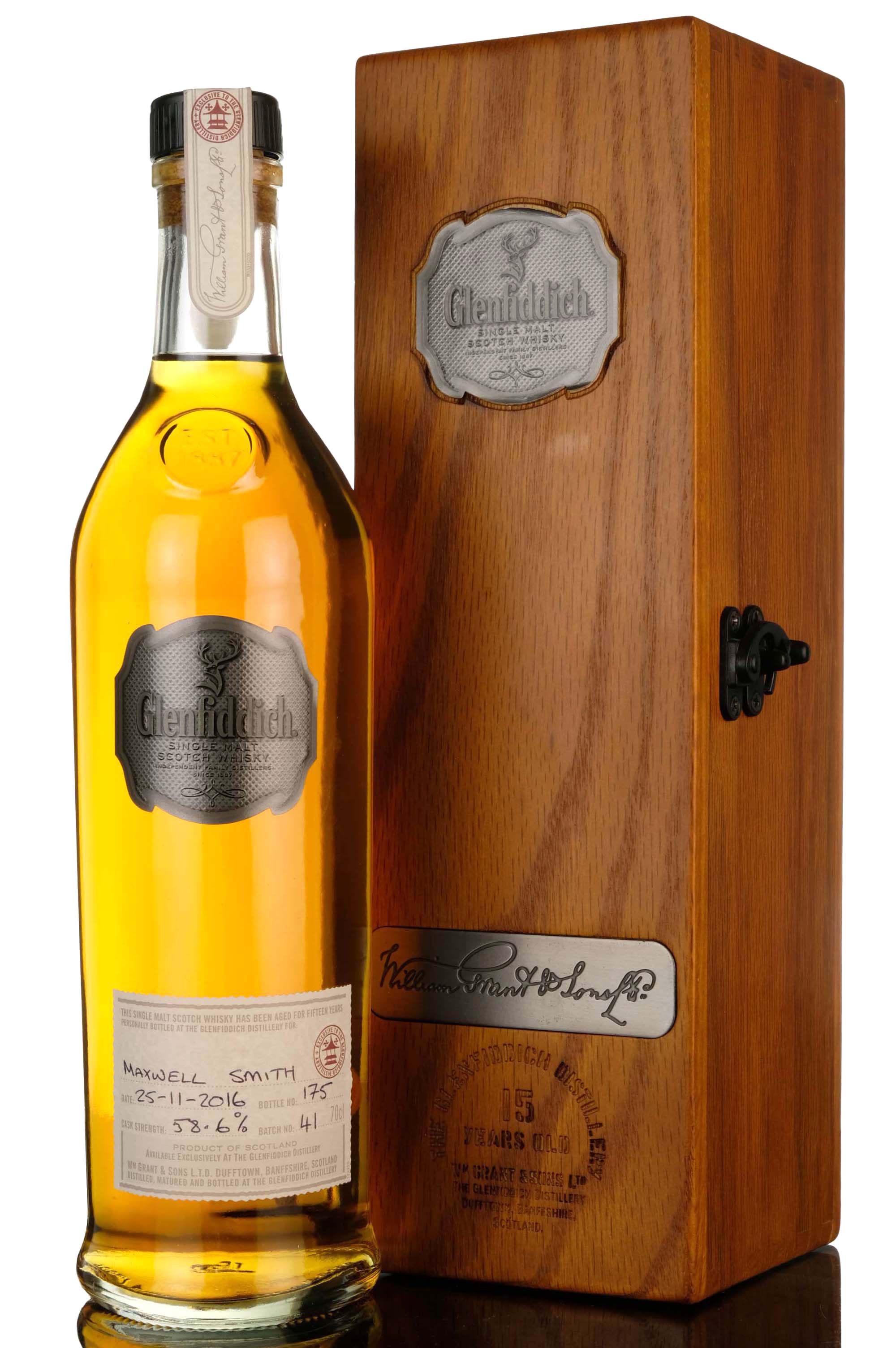 Glenfiddich 15 Year Old - Batch 41 - 2016 Release - Hand Filled