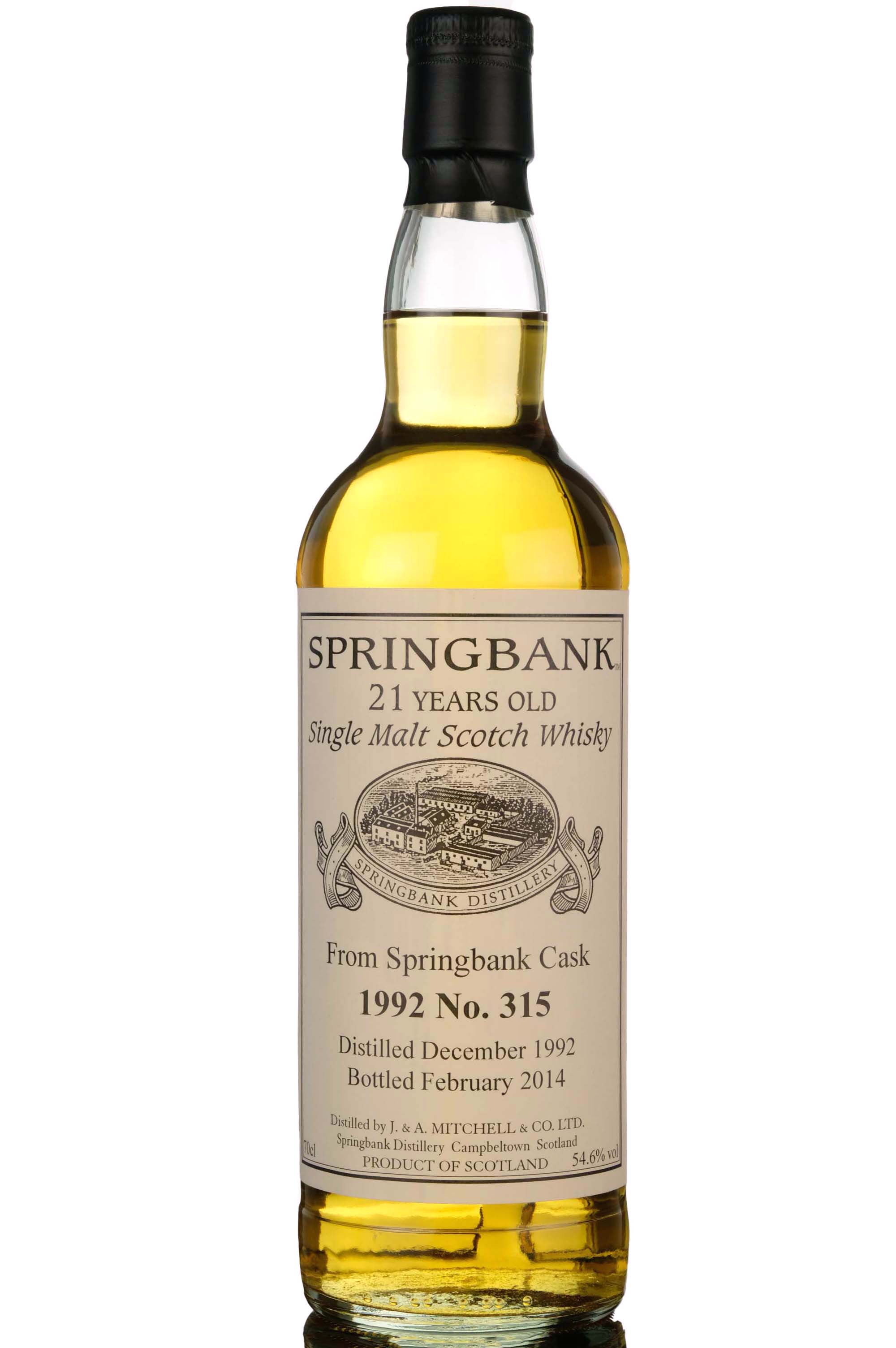 Springbank 1992-2014 - 21 Year Old - Single Cask 315 - Private Bottling