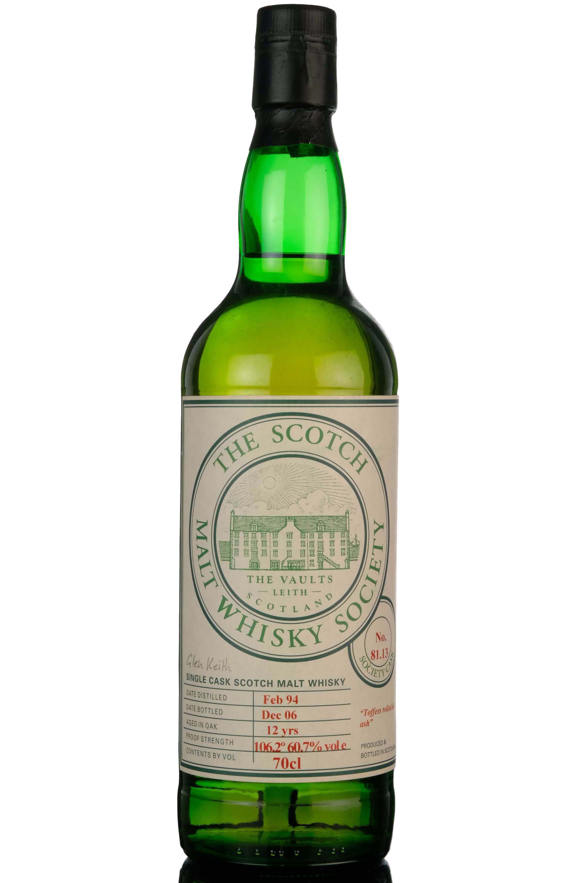 Glen Keith 1994-2006 - 12 Year Old - SMWS 81.13 - Toffees Rolled In Ash