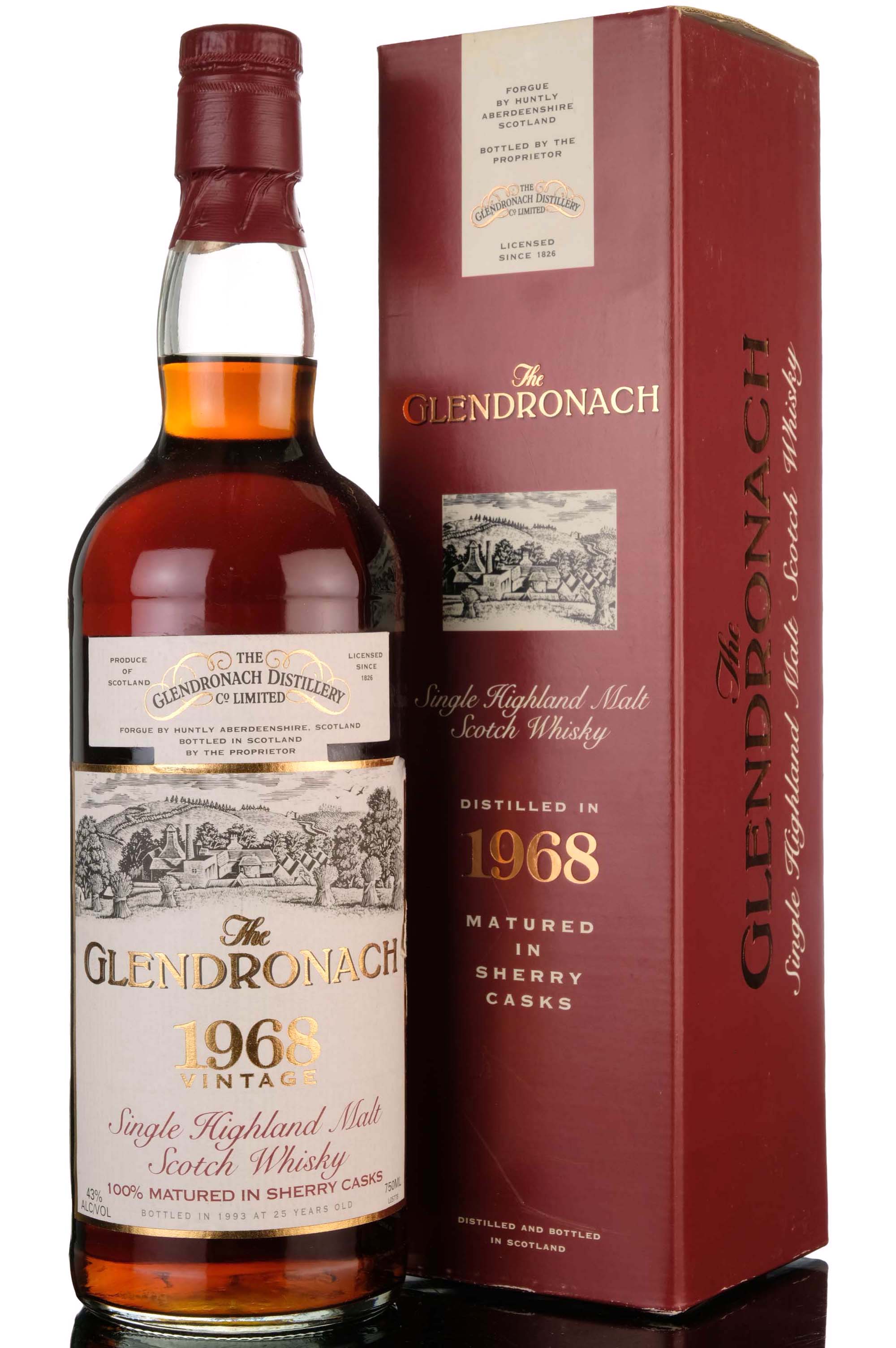 Glendronach 1968-1993 - 25 Year Old