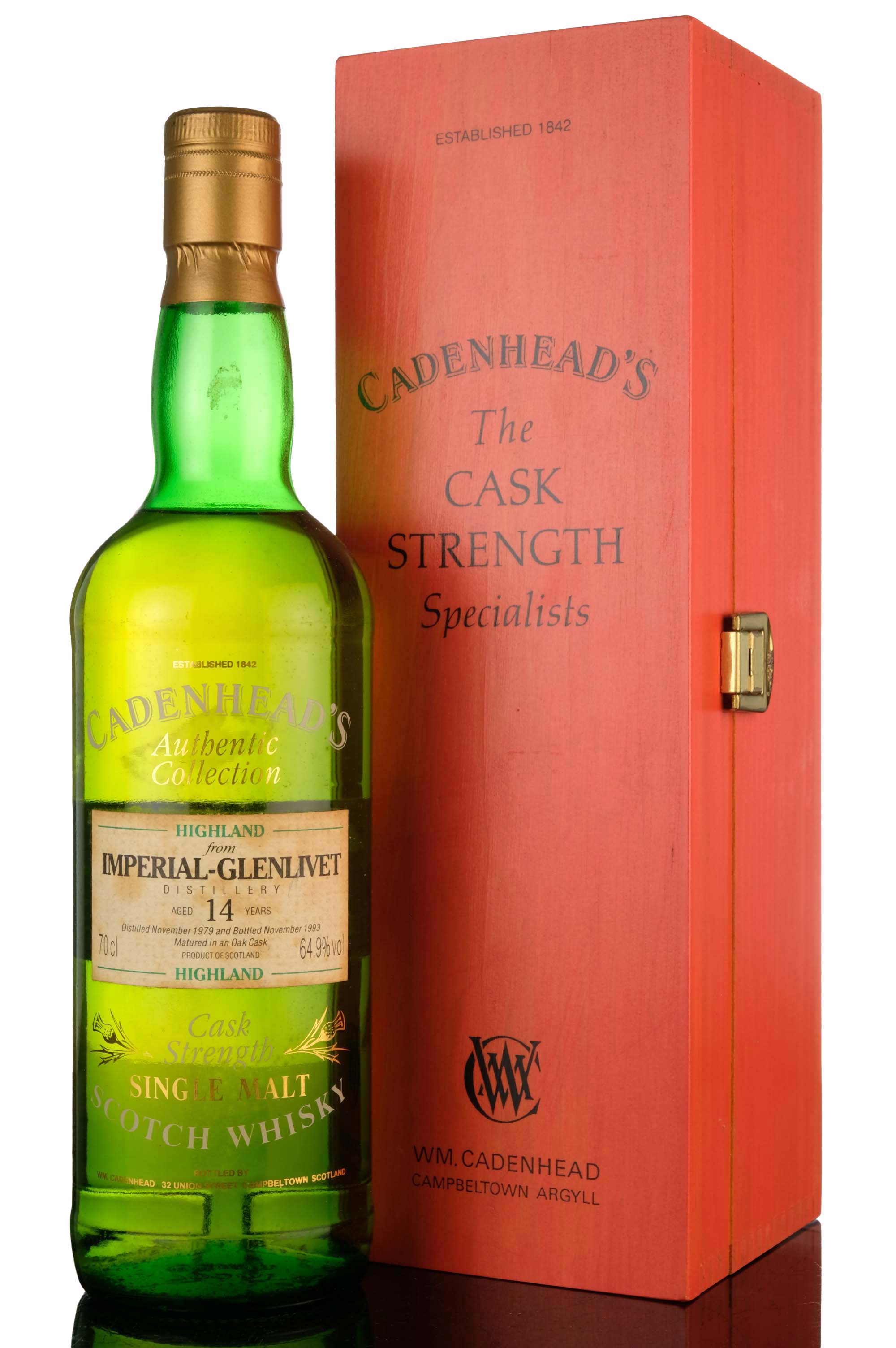 Imperial 1979-1993 - 14 Year Old - Cadenheads Authentic Collection - Single Cask