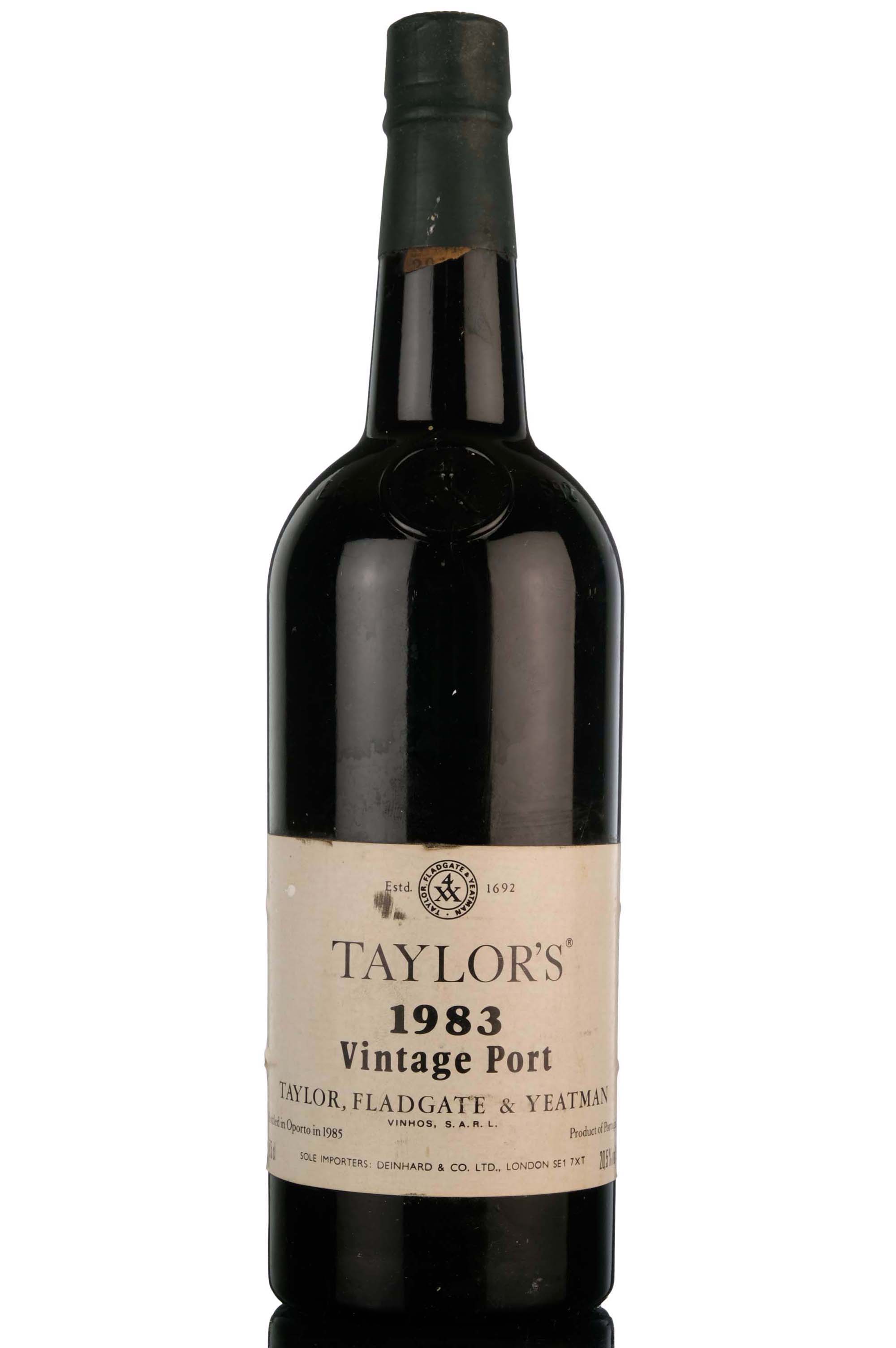 Taylors 1983 Vintage Port - Bottled 1985
